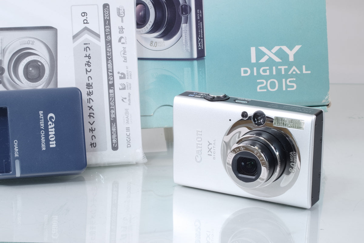【買取実績】Canon IXY DIGITAL 20 IS シルバー|難あり品|東京中古カメラ