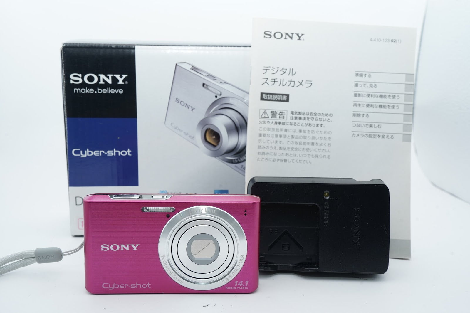 SONY Cyber-shot DSC-W610 ピンク 箱 バッテリー 充電器付属