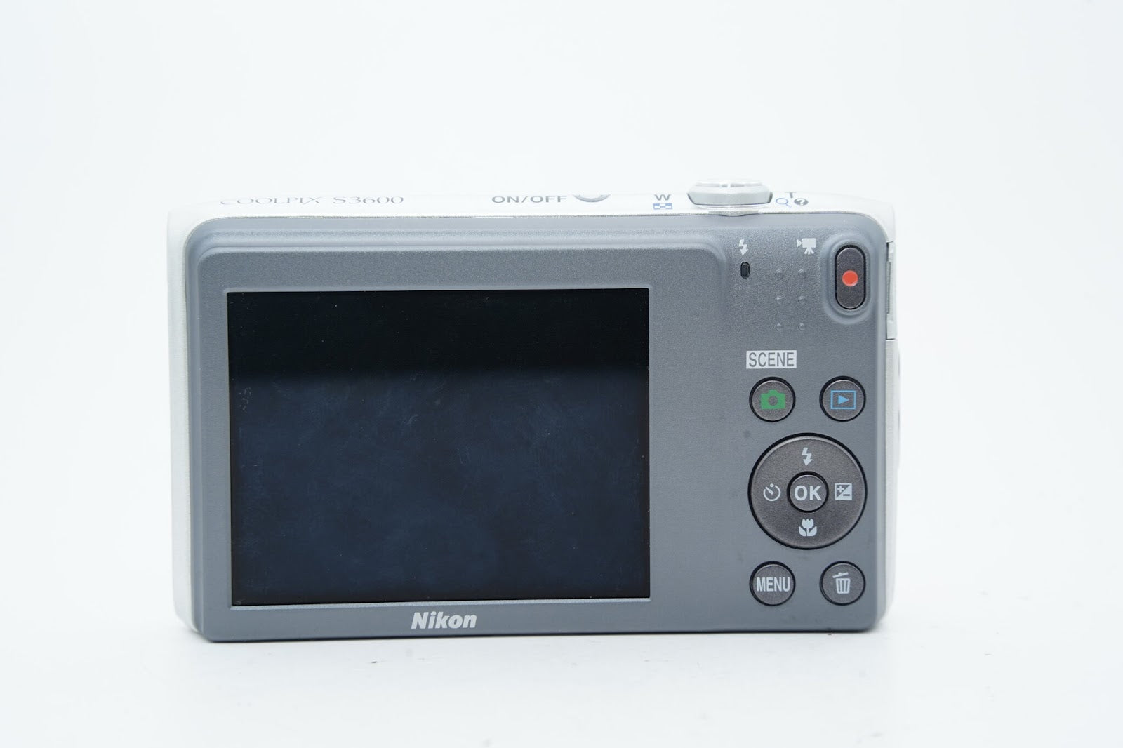 Nikon COOLPIX S3600 シルバー バッテリー 充電器付属