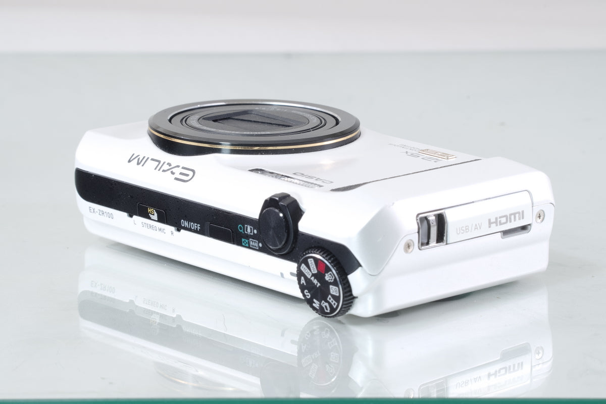 CASIO EXILIM EX-ZR100 White