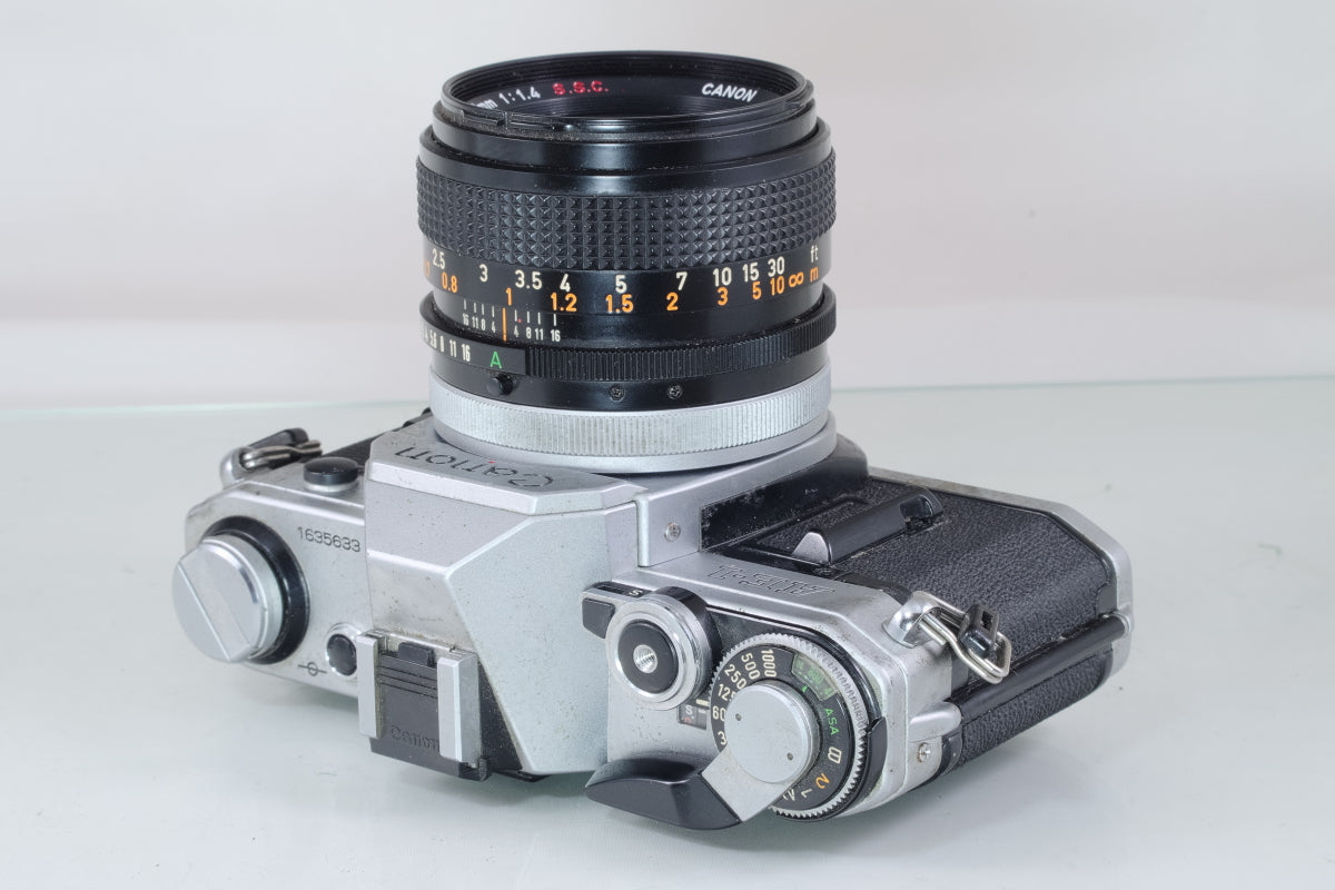 Canon AE-1 + FD 50mm F1.4 S.S.C.