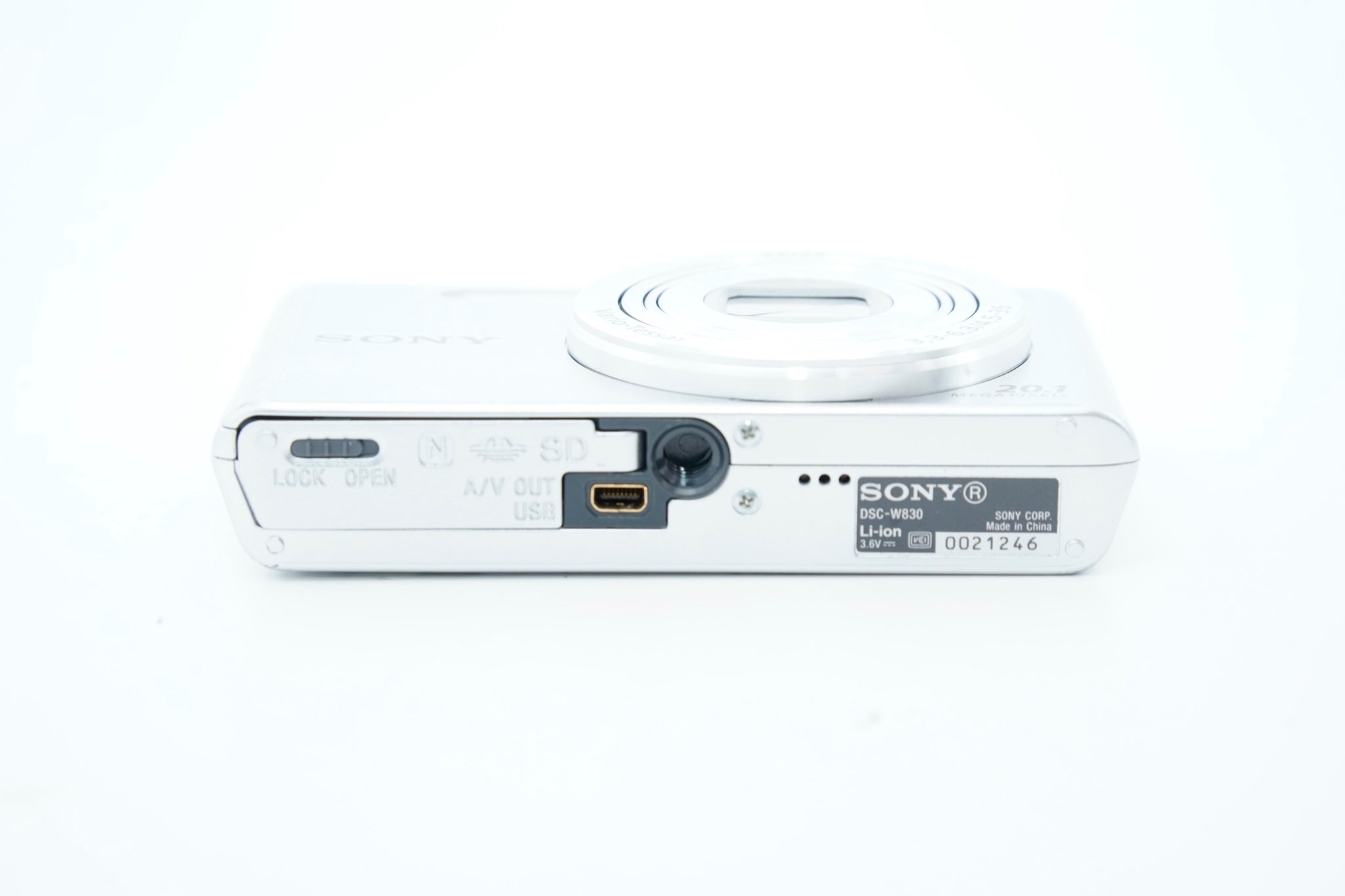 SONY Cyber-shot DSC-W830 シルバー バッテリー 充電器付属 #3575 - 4