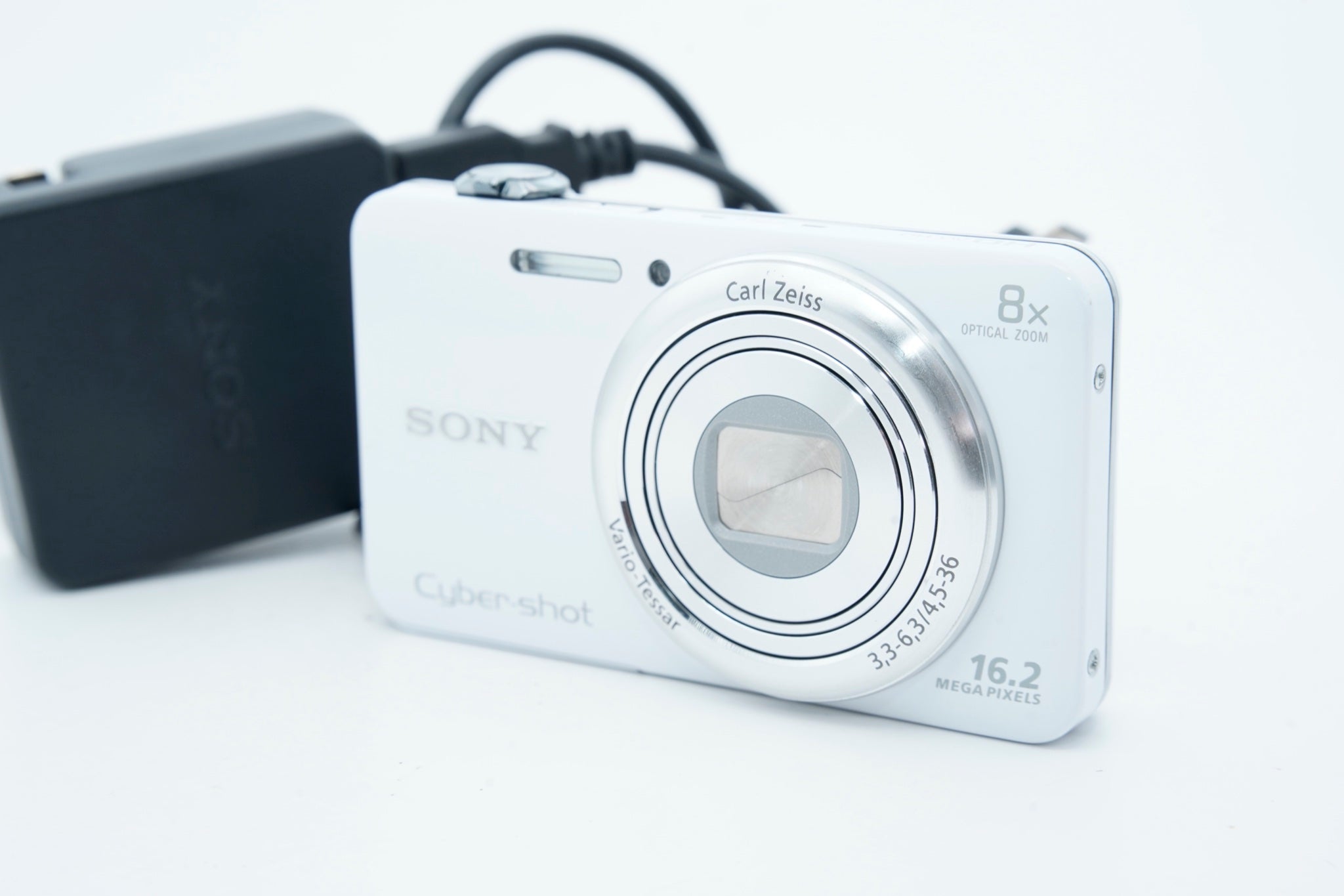 SONY Cyber-shot DSC-WX60 ホワイト バッテリー 充電器付属 #3583 - 1