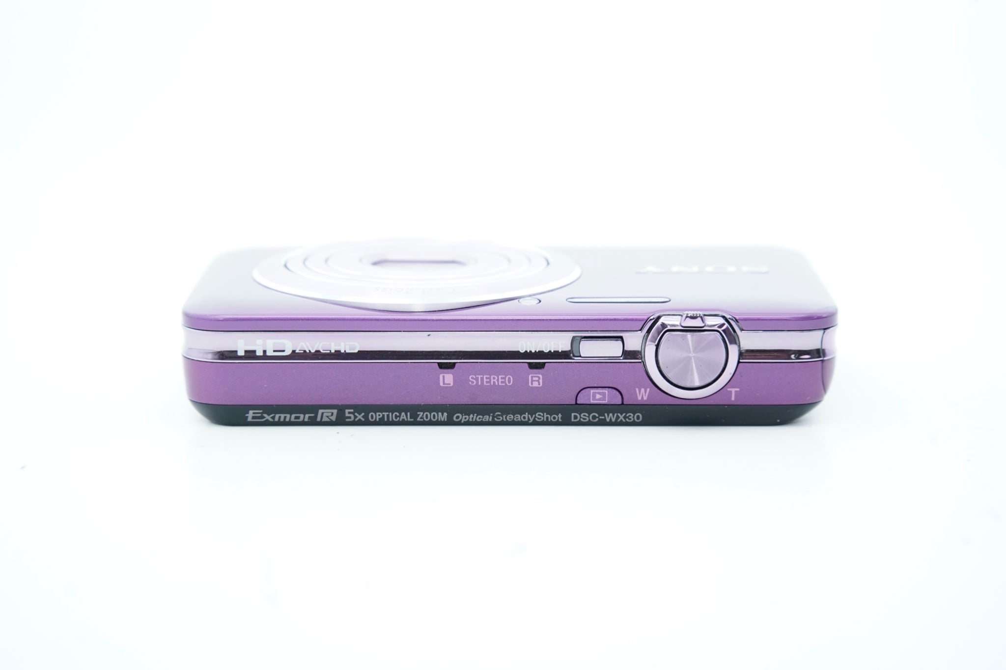 SONY Cyber-shot DSC-WX30 パープル バッテリー 充電器付属 #3584 - 3