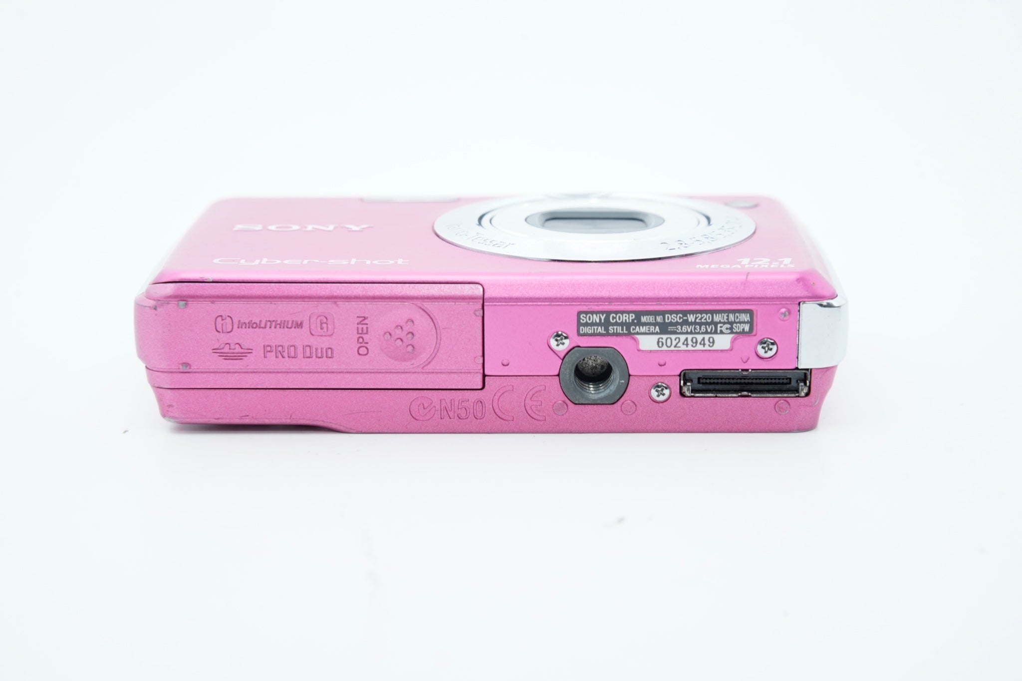 SONY Cyber-shot DSC-W220 ピンク バッテリー 充電器付属#3588 - 4