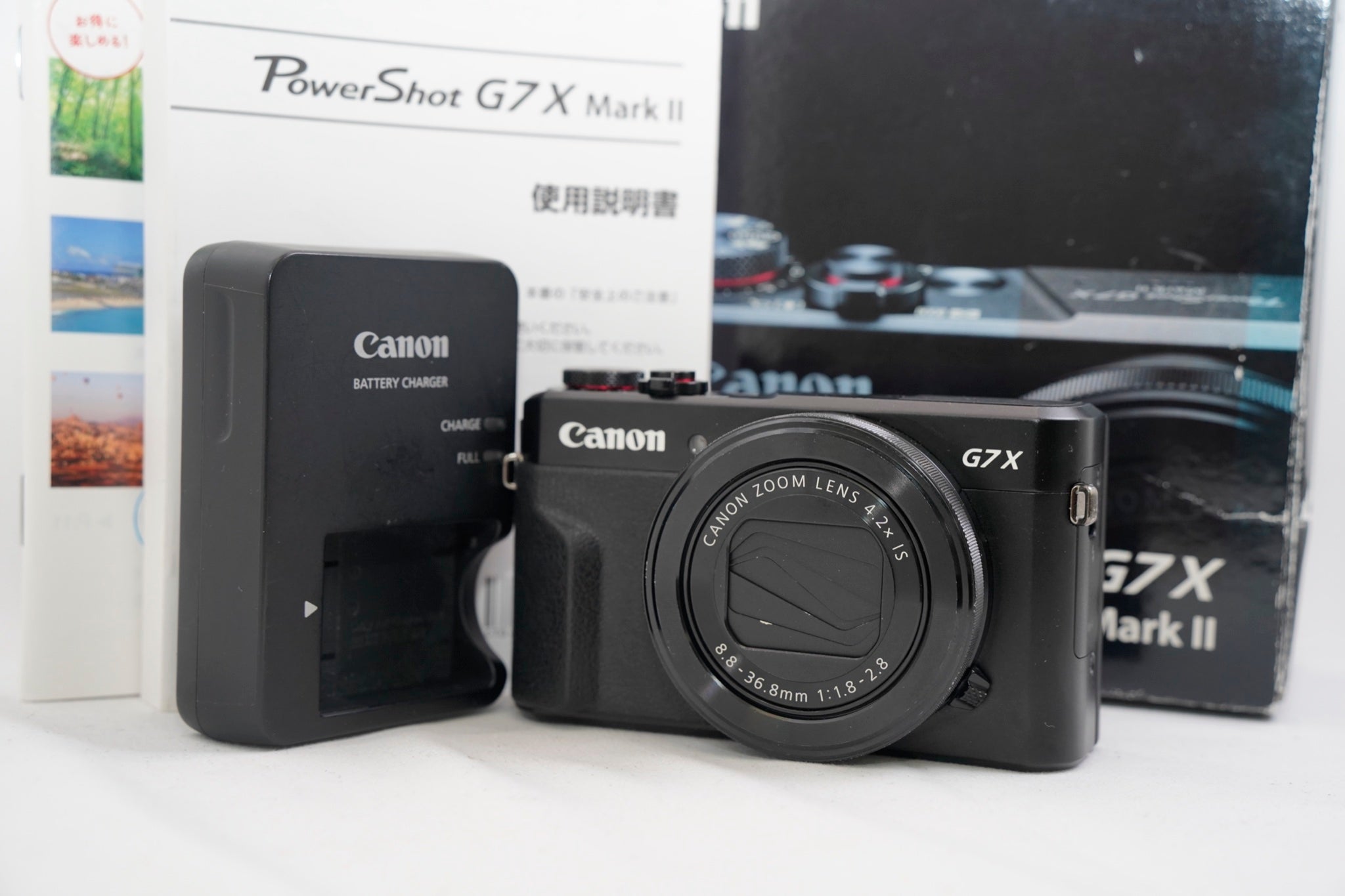 Canon G7X MARK II 箱 充電器 バッテリー付属