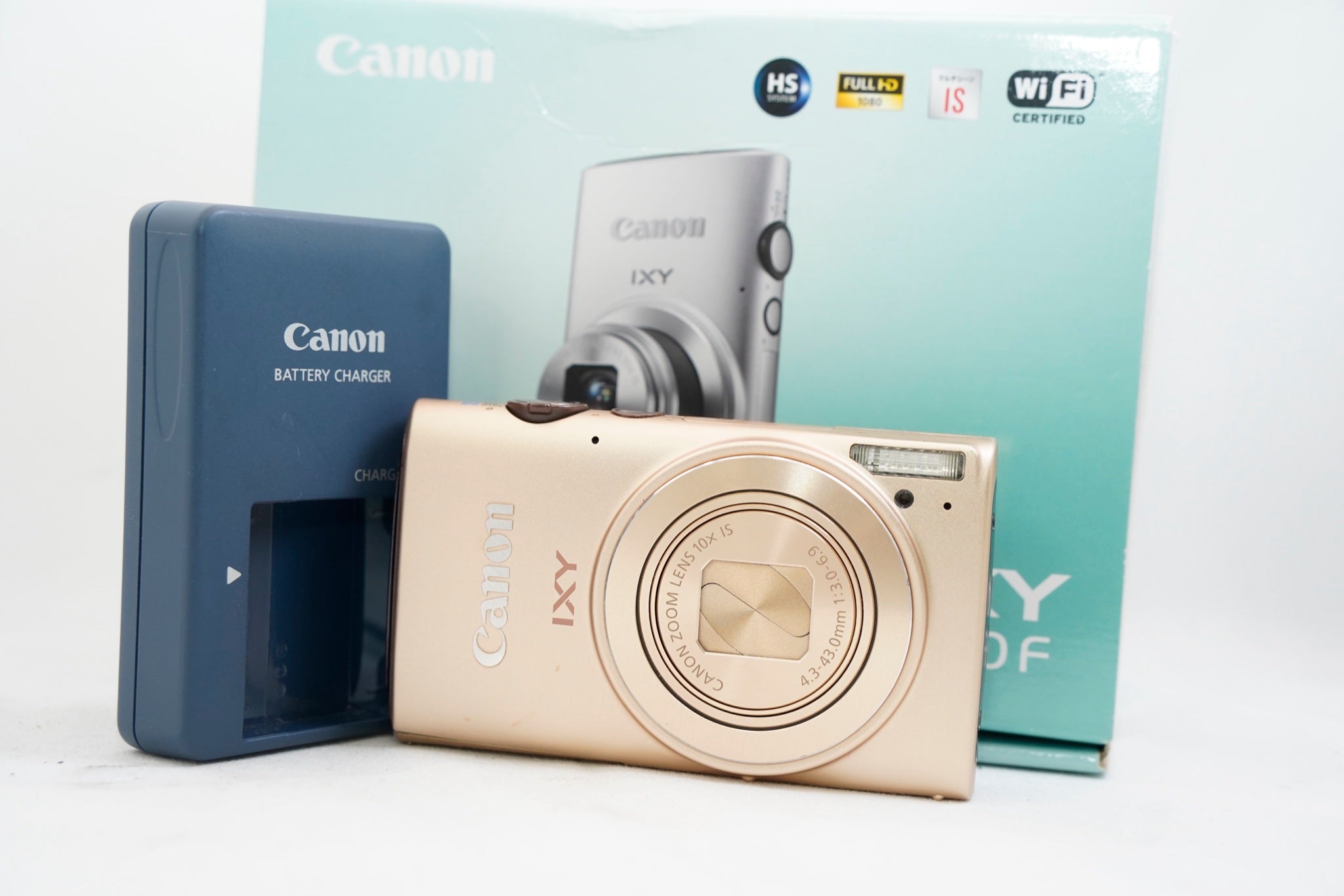 Canon IXY 620F ゴールド(付属:バッテリー・充電器・箱)