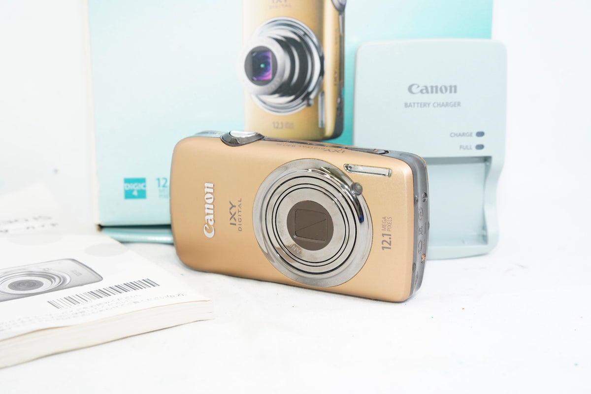 Canon IXY DIGITAL 930 IS ブラウン(付属:箱、充電器、バッテリー)