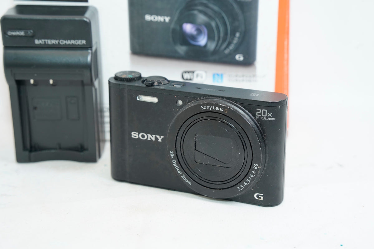SONY Cyber-shot DSC-WX350 ブラック(付属:箱、バッテリー)