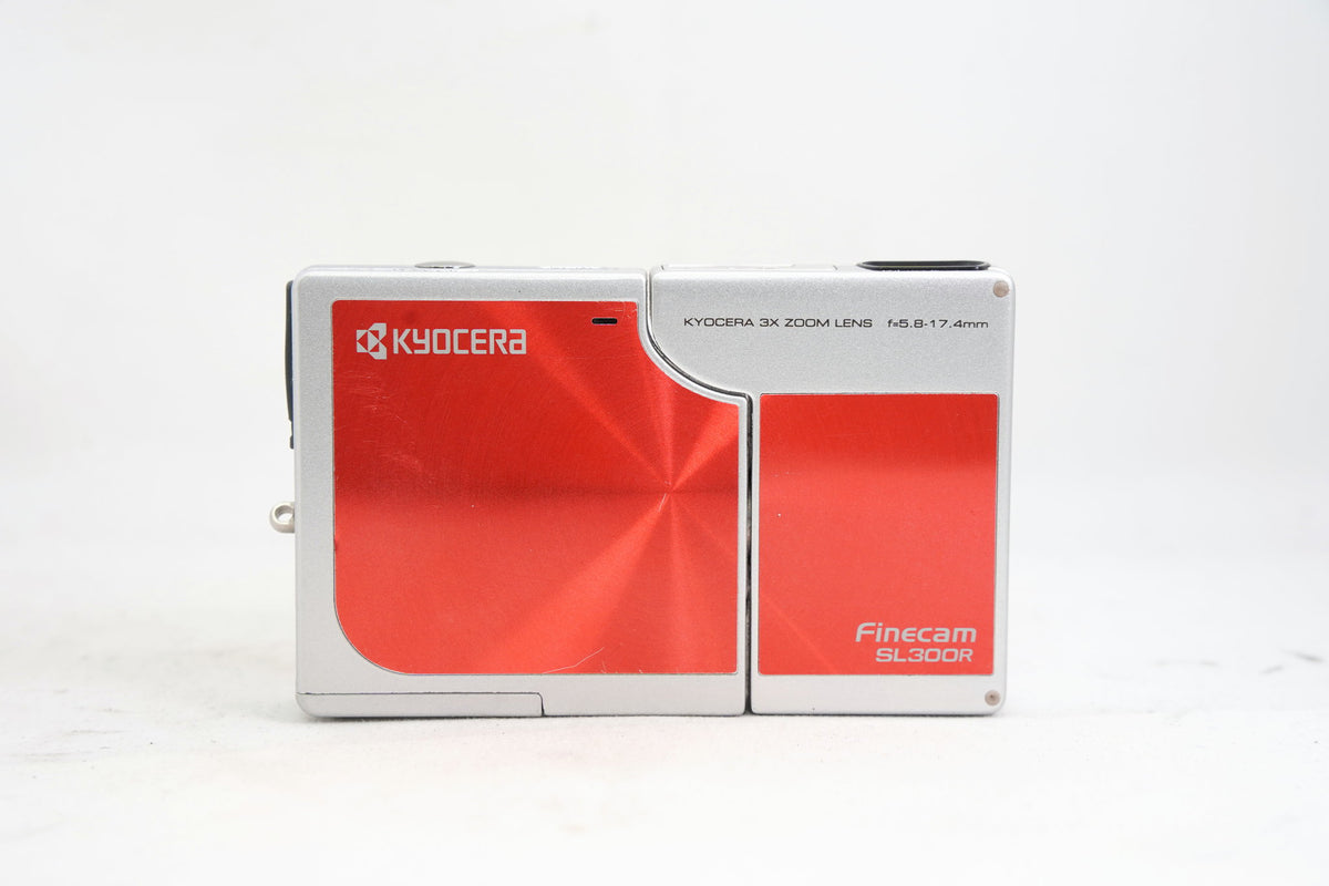 KYOCERA Finecam SL300R オレンジ(付属:充電器・バッテリーなし)