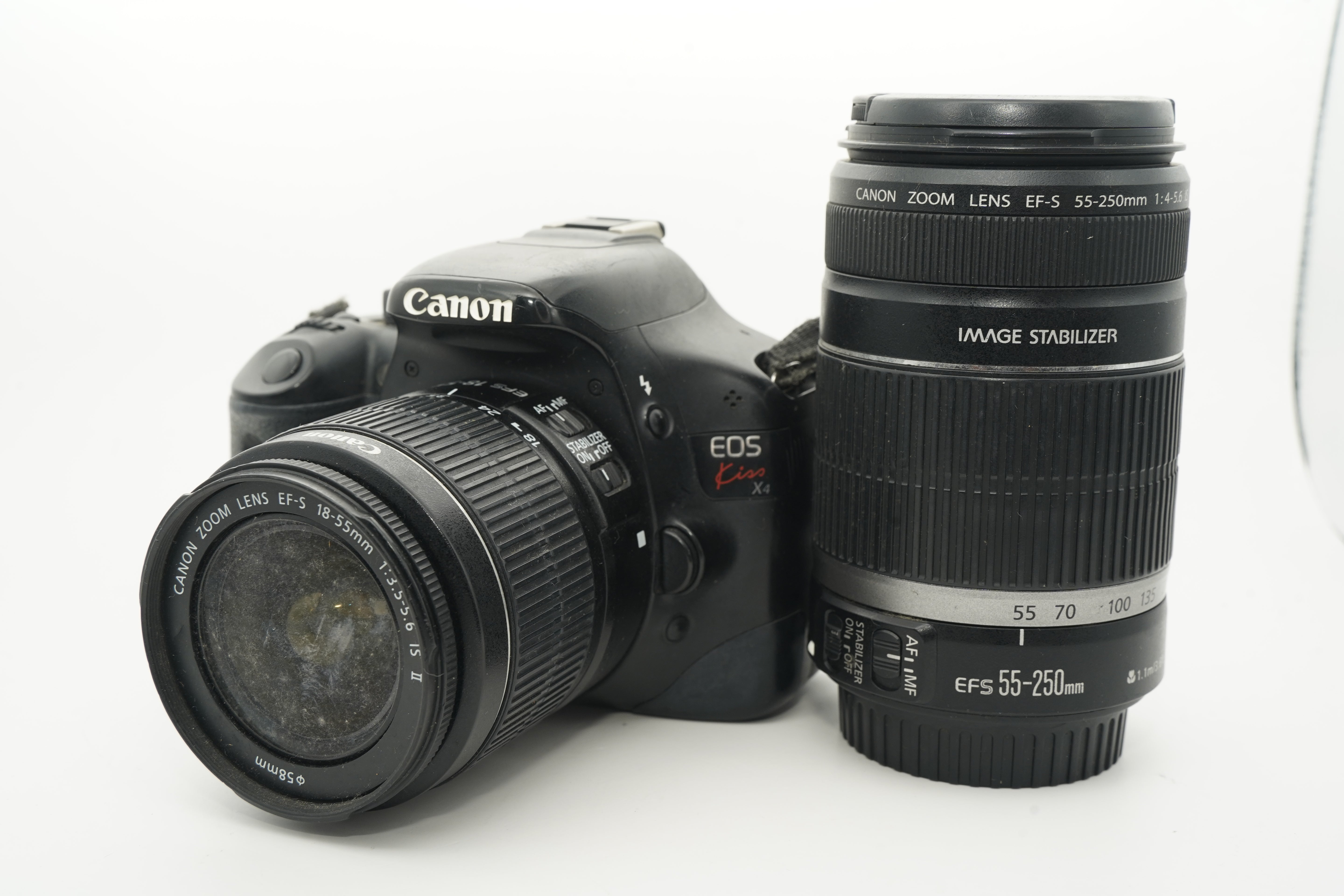 CANON EOS Kiss X4 / EF-S18-55mm / 55-250mm ダブルレンズキット