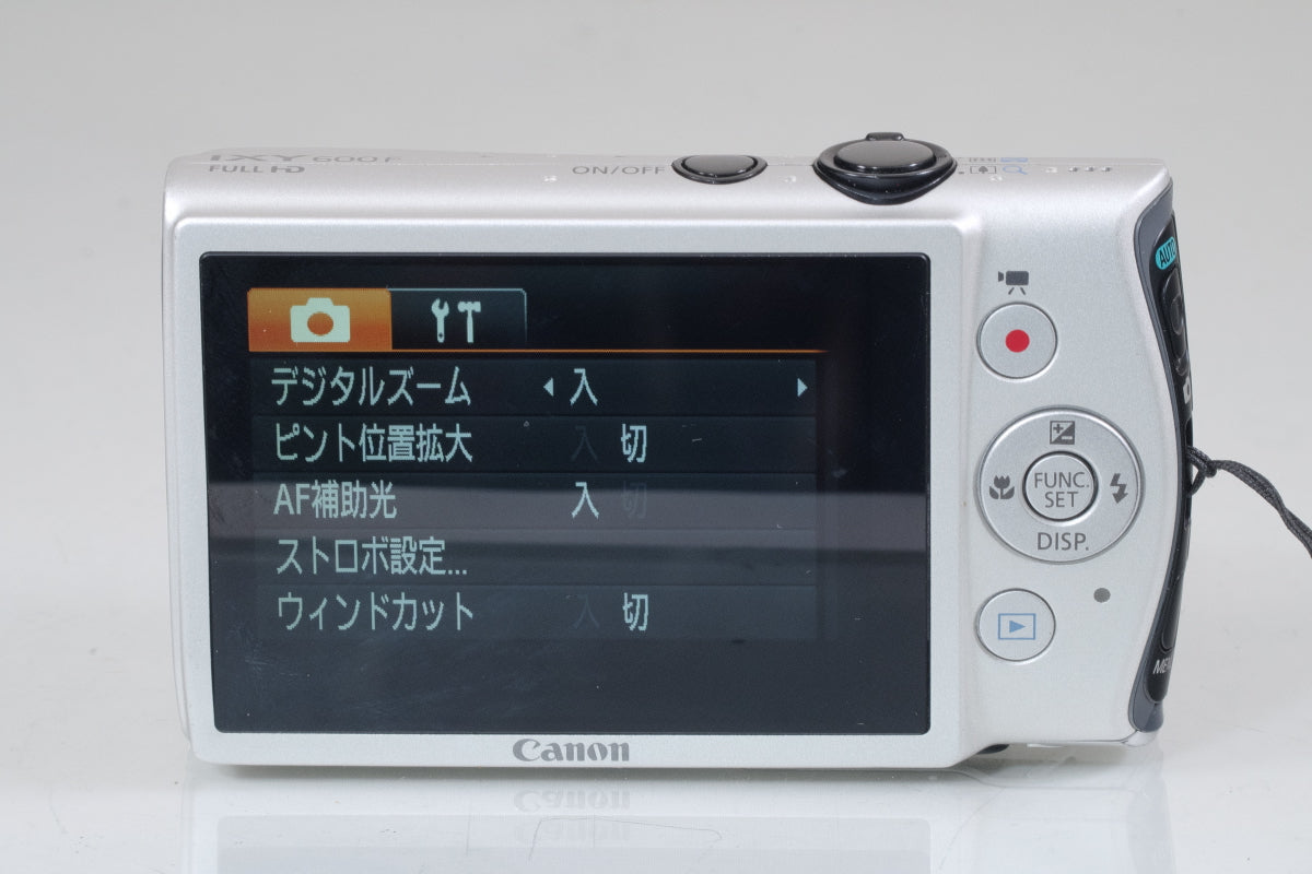 CANON IXY 600F シルバー バッテリー 付き