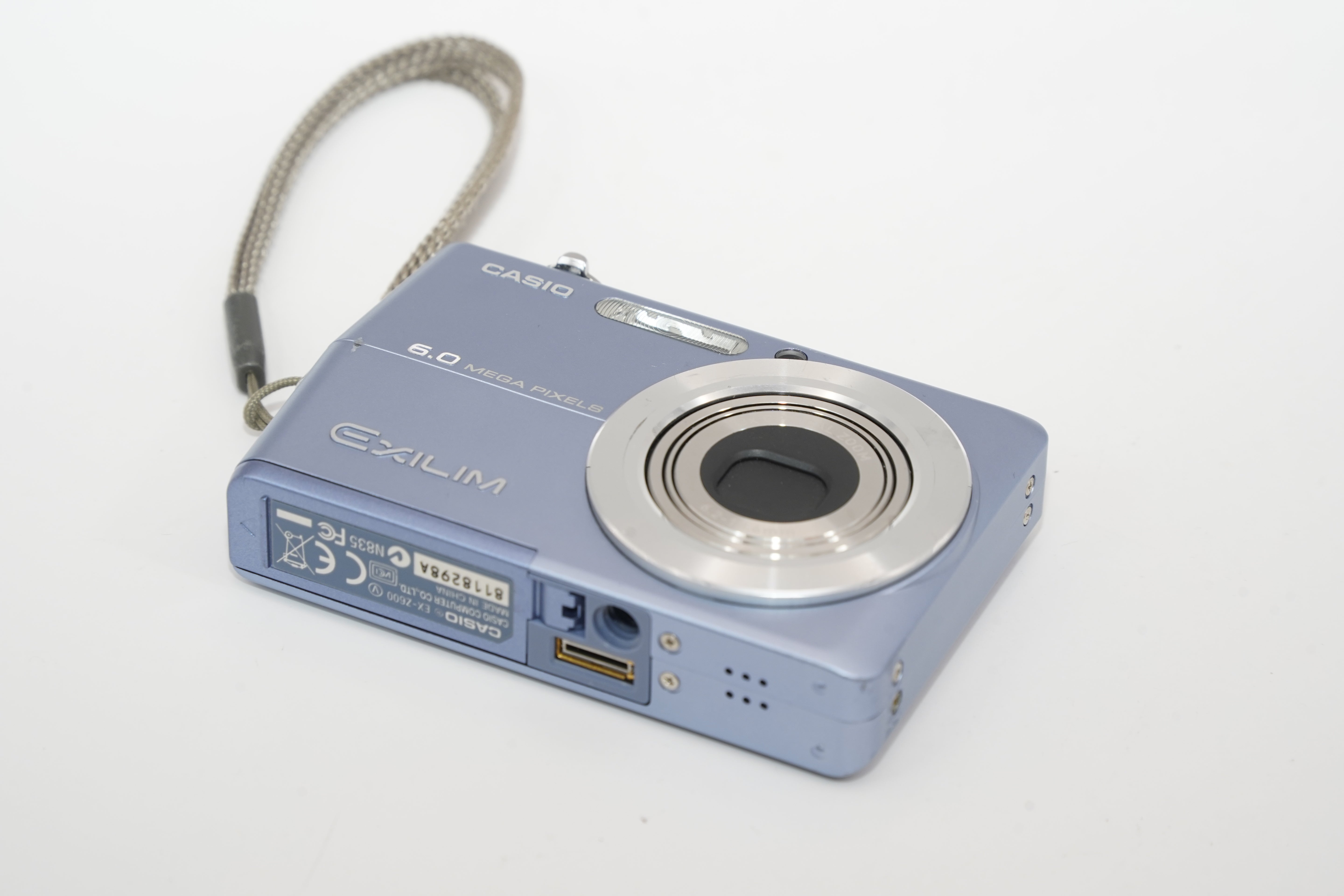 CASIO EXILIM EX-Z600 ブルー 充電器 バッテリー付属
