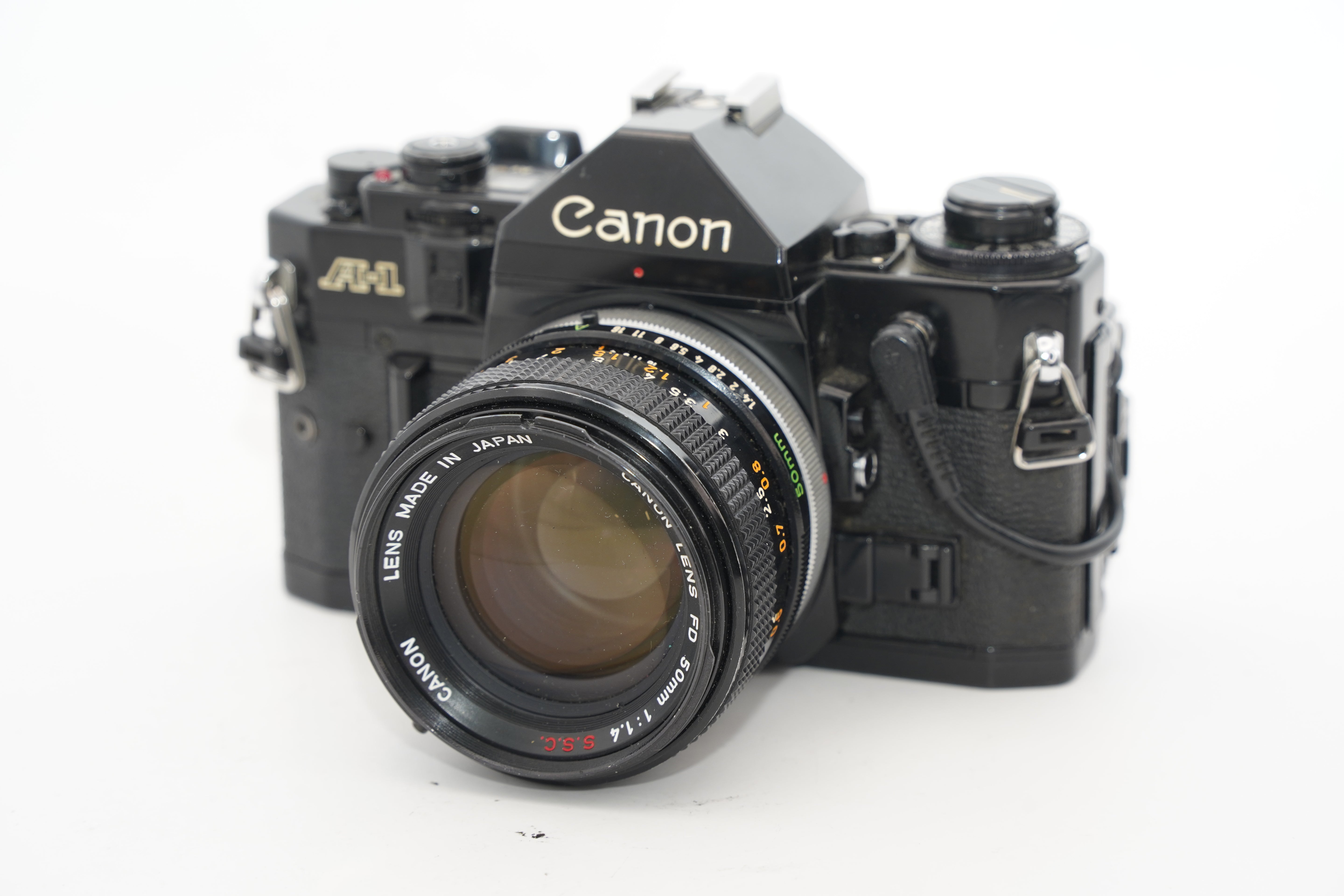 Canon A-1 / CANON LENS FD 50mm F1.4 S.S.C.