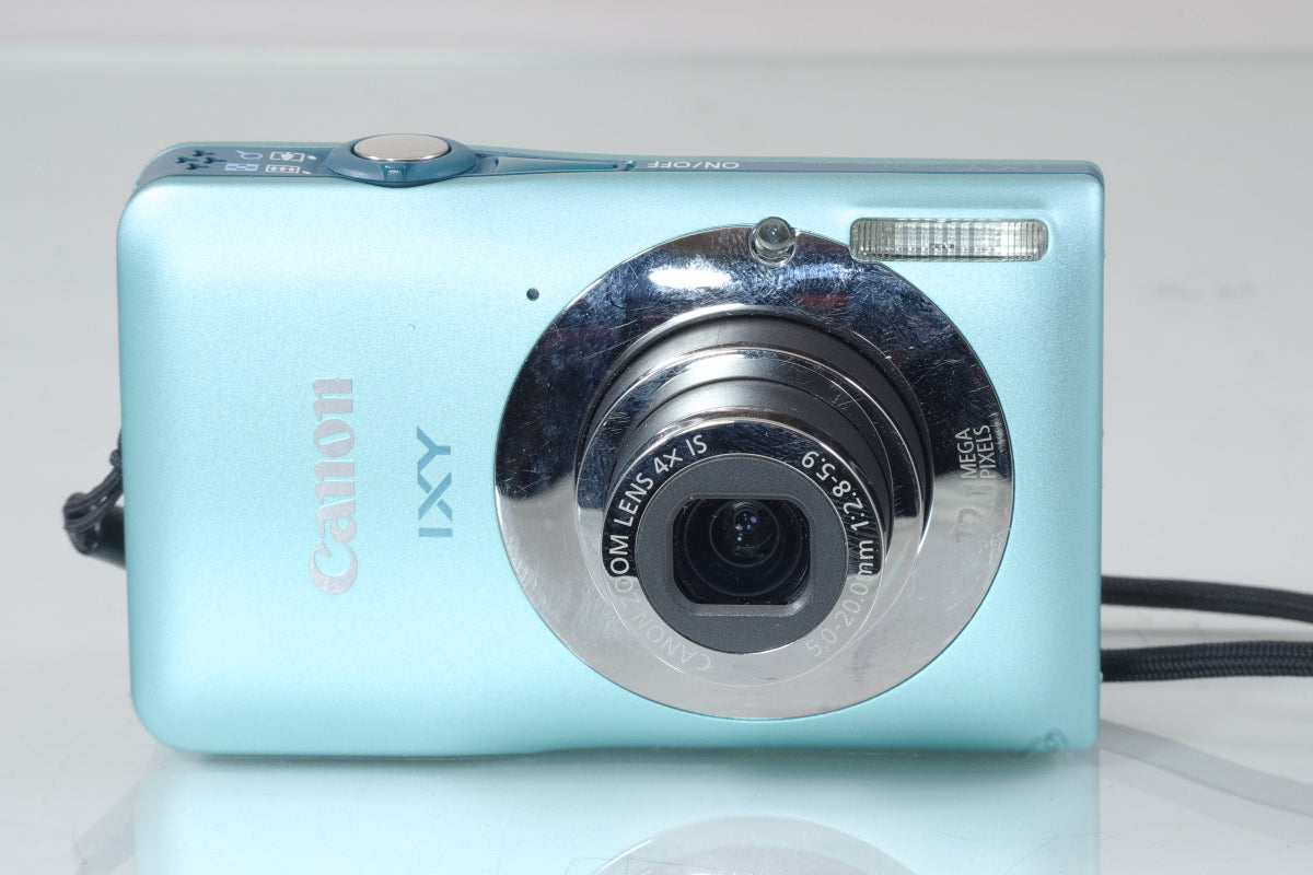 Canon IXY 200F ブルー バッテリー, 充電器, 元箱, 付き