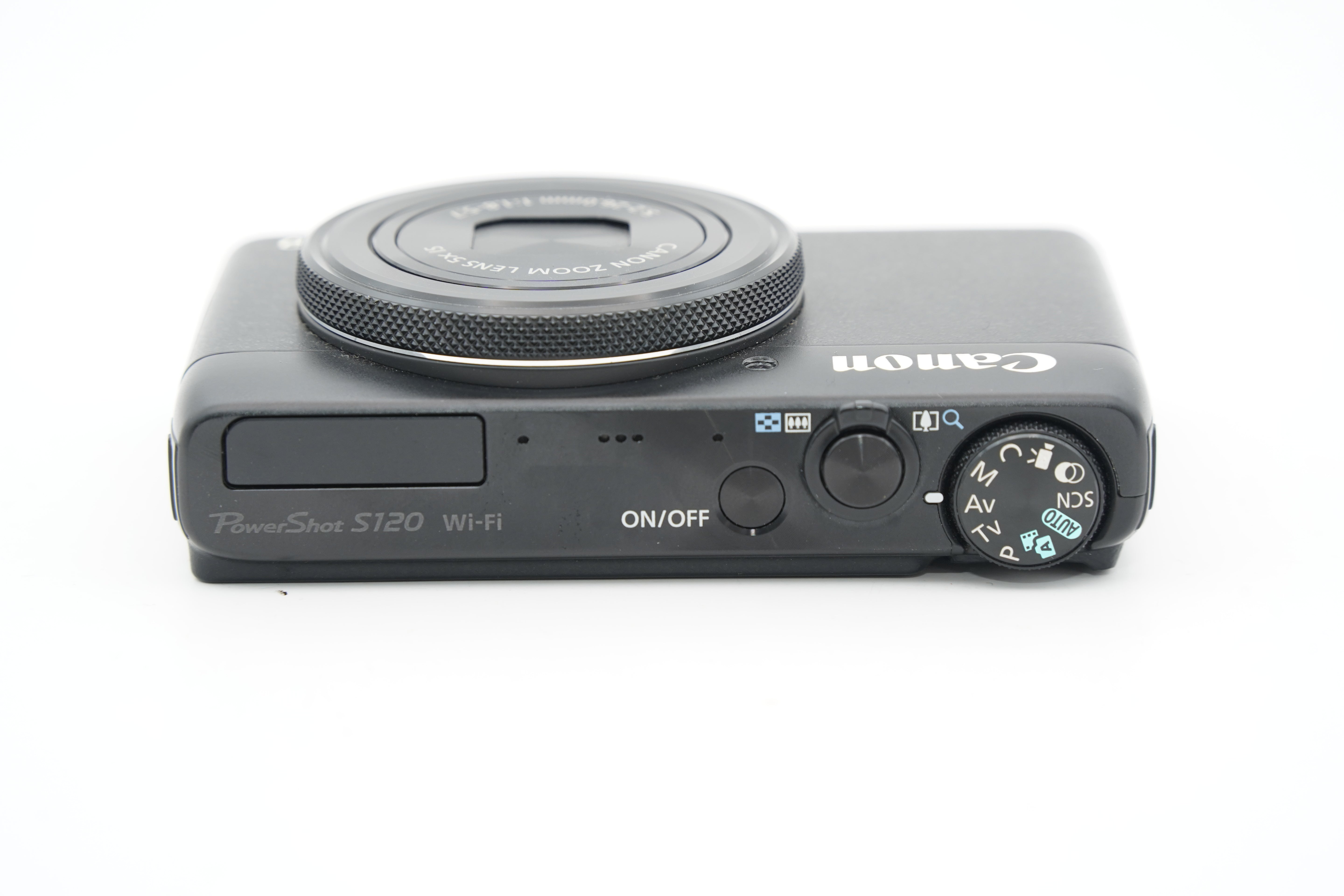 Canon PowerShot S120 ブラック バッテリー 充電器付属
