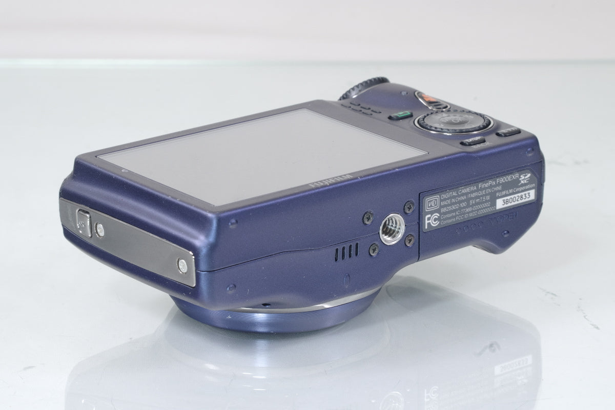 FUJIFILM FINEPIX EXR F900EXR ブルー バッテリー, 付き