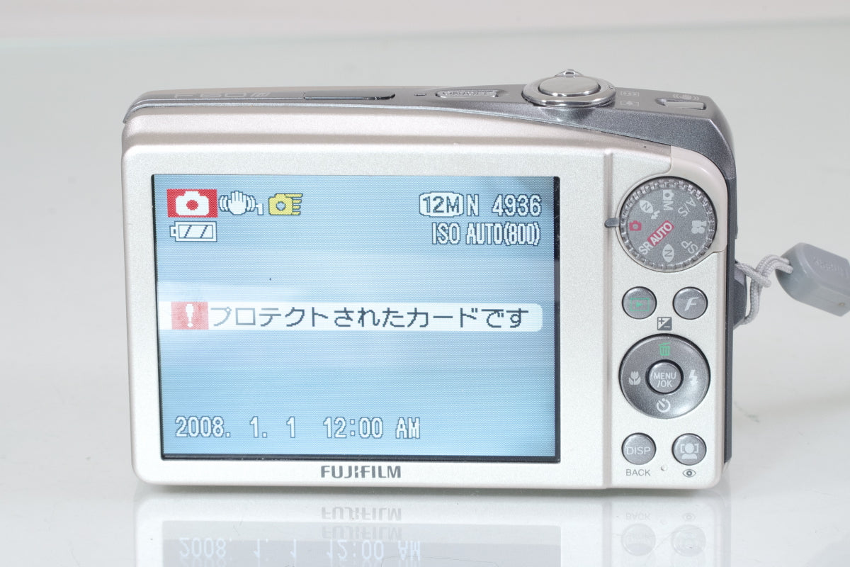 FUJIFILM FinePix F60fd シルバー バッテリー 付き
