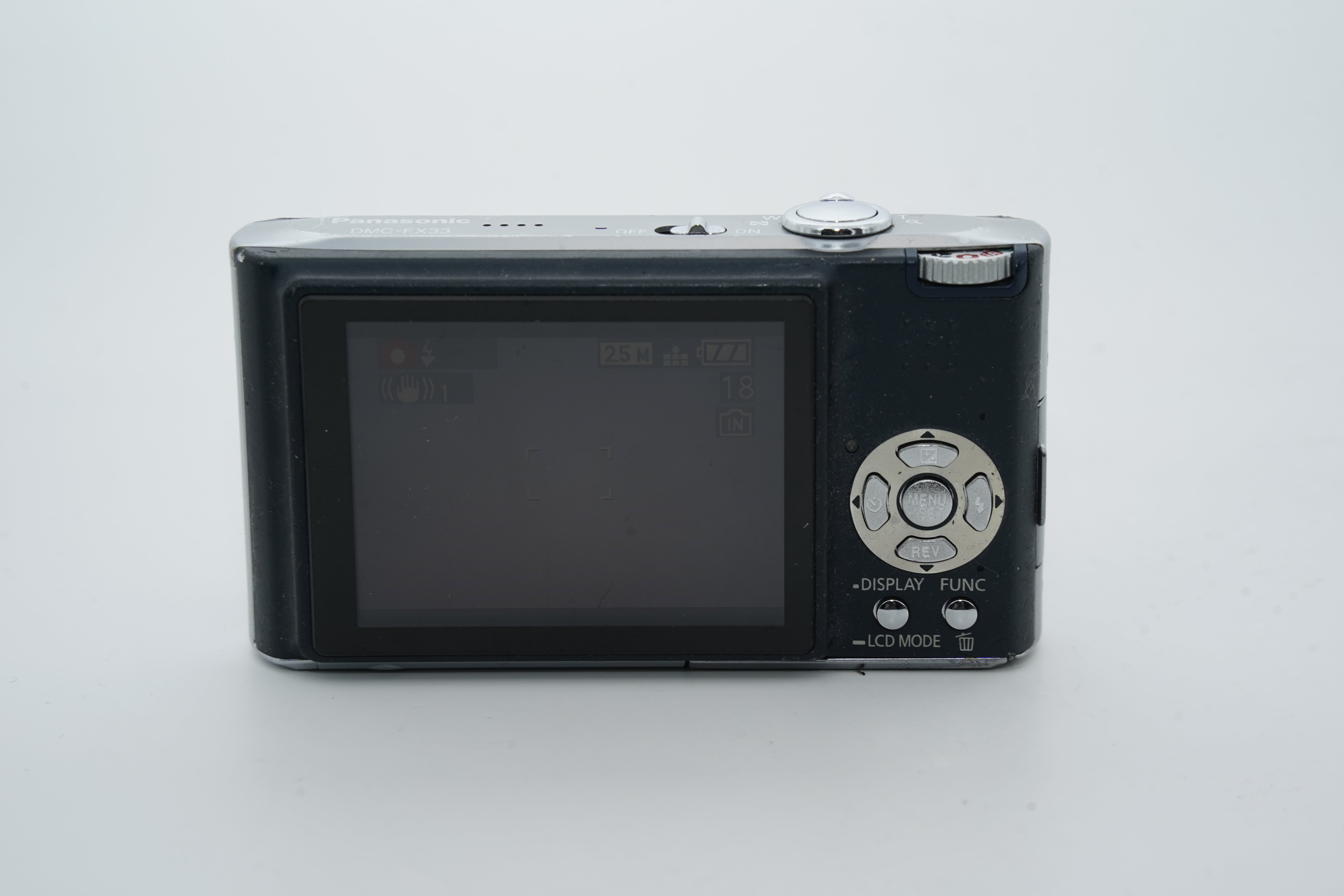 Panasonic LUMIX DMC-FX33 ブルー 充電器 バッテリー付属