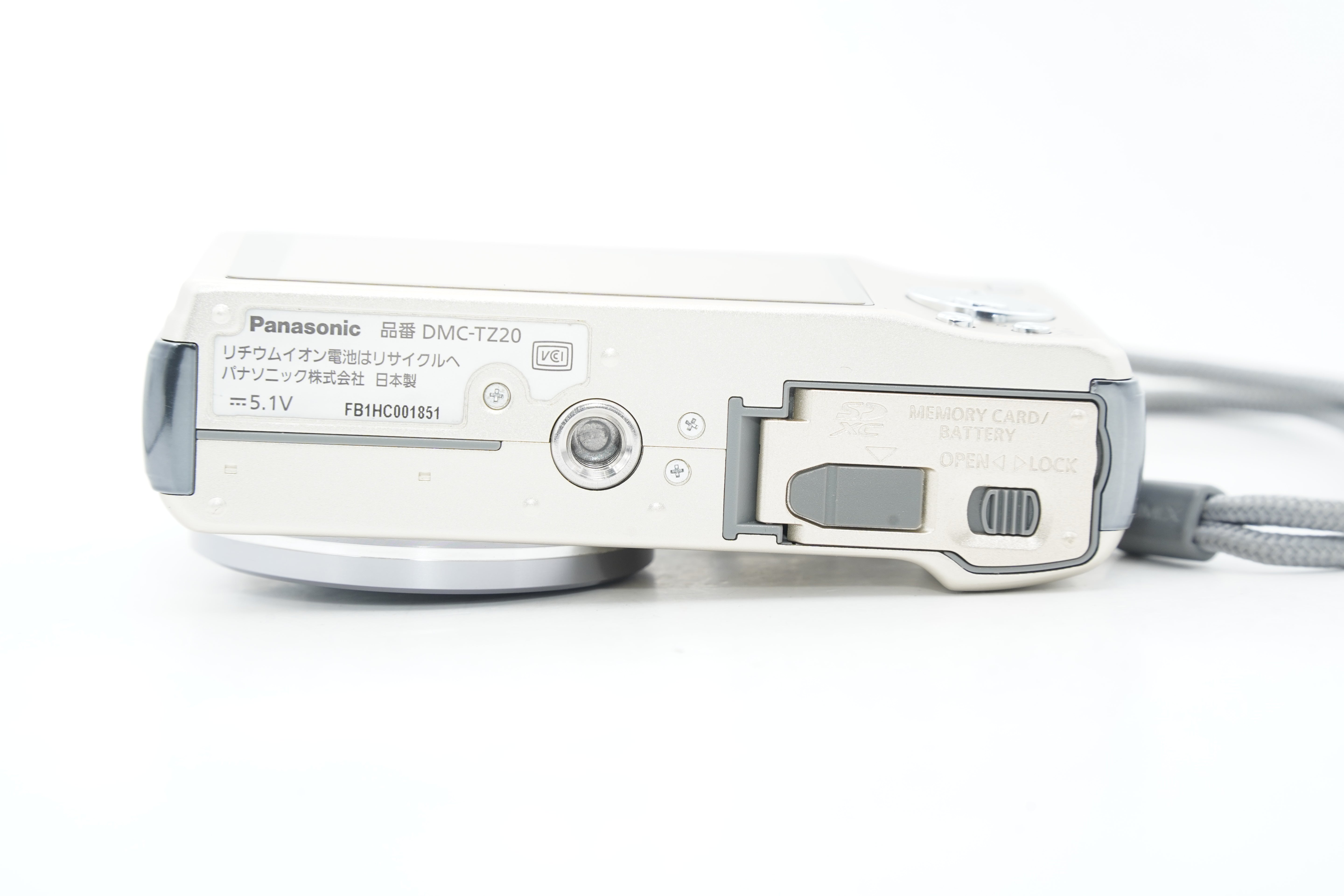 Panasonic LUMIX DMC-TZ20 ゴールド 充電器 バッテリー付属