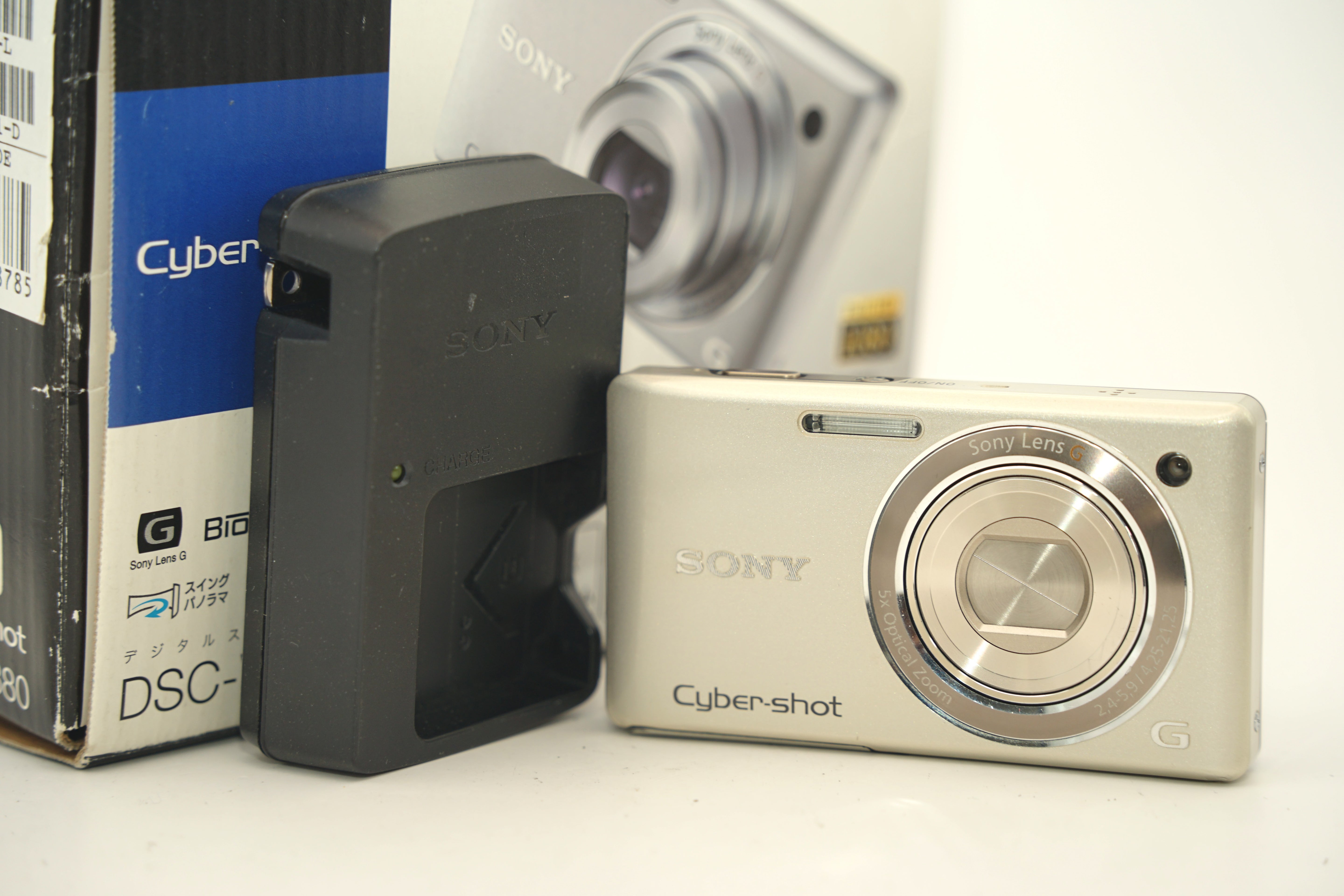 SONY Cyber-shot DSC-W380 ゴールド 元箱 バッテリー 充電器付属