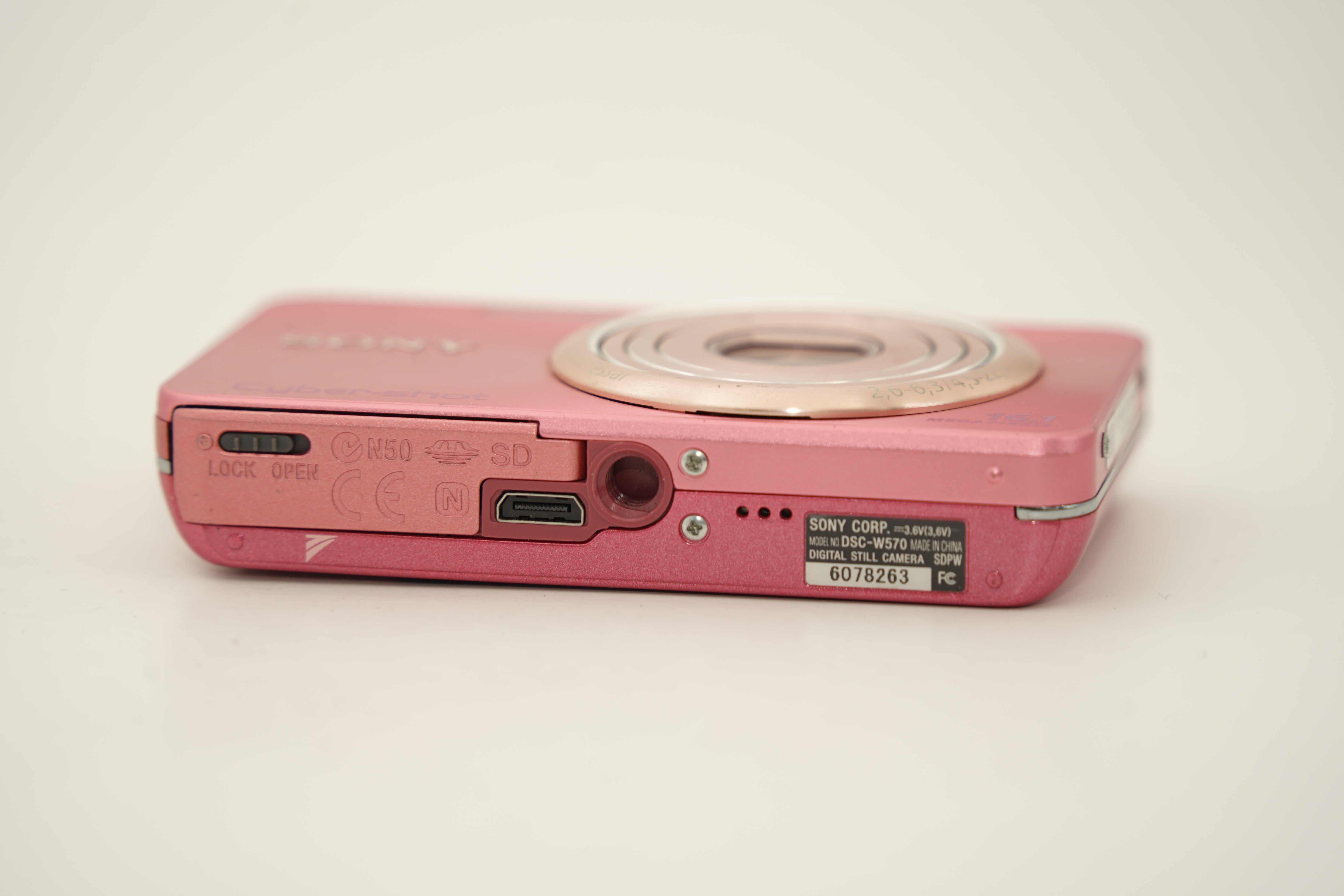 SONY Cyber-shot DSC-W570 ピンク バッテリー 充電器付属