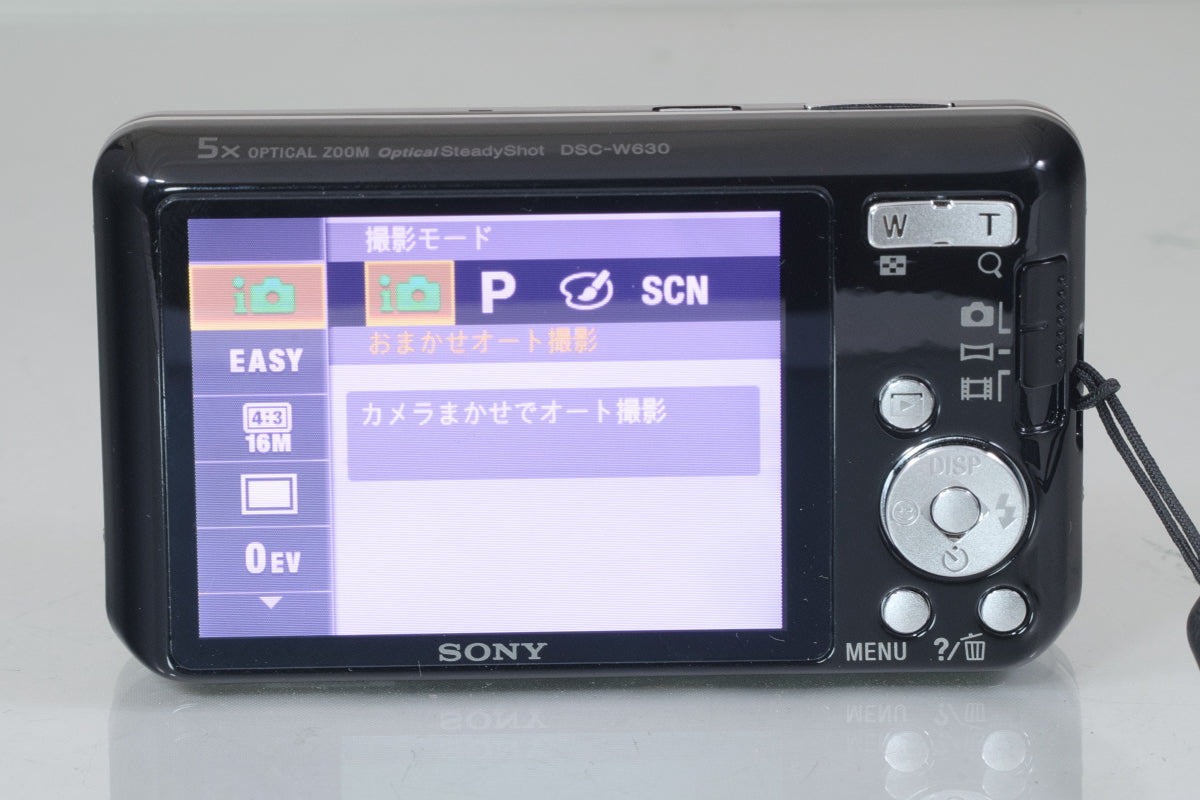 SONY Cyber-shot DSC-W630 ブラック バッテリー 付き