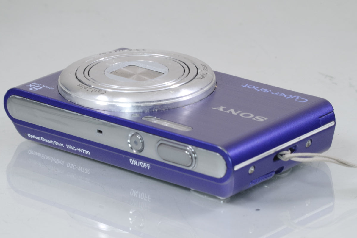 SONY Cyber-shot DSC-W730 ブルー バッテリー 充電器 元箱 付き