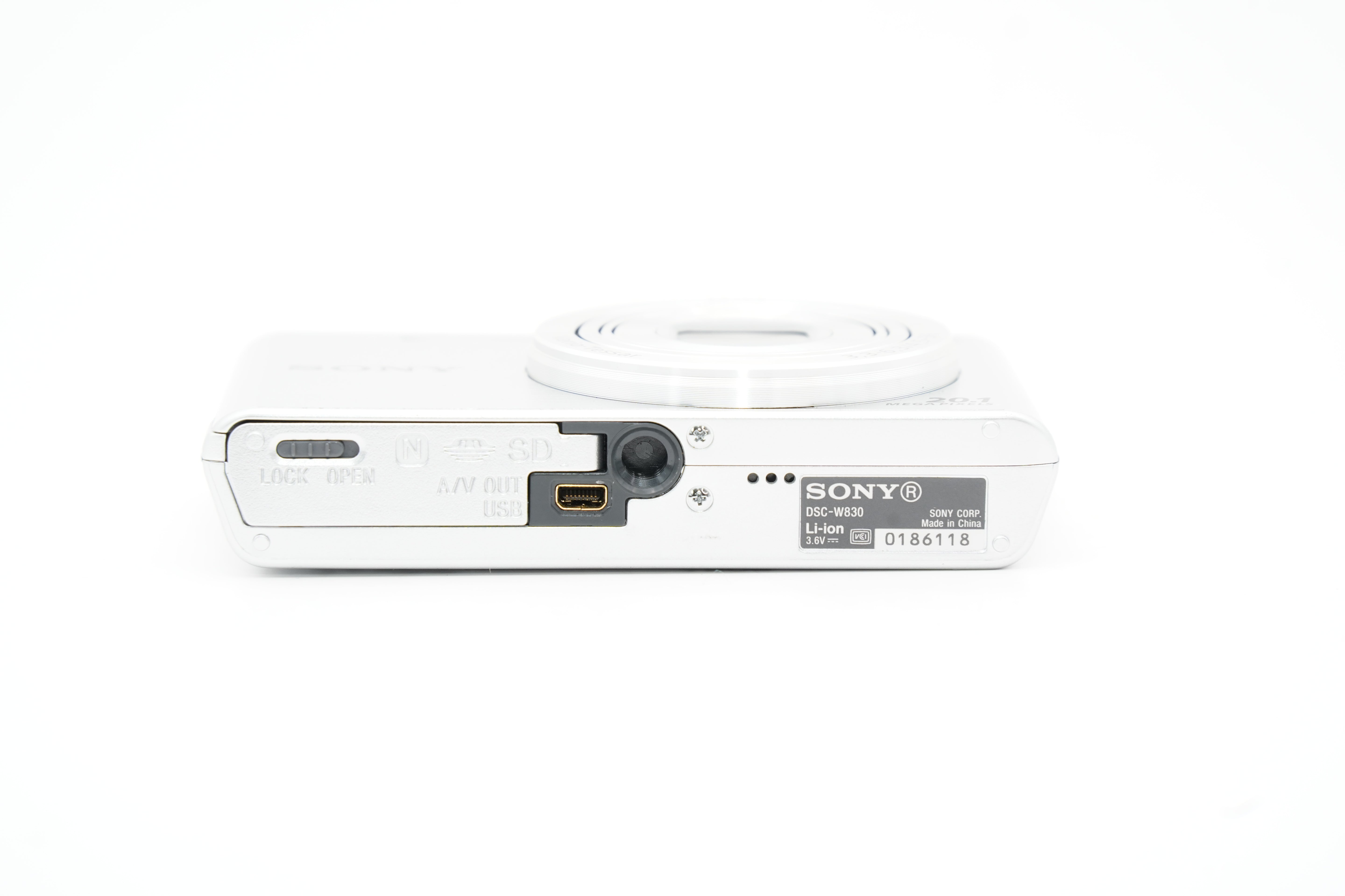 SONY Cyber-shot DSC-W830 シルバー充電器、バッテリー付属