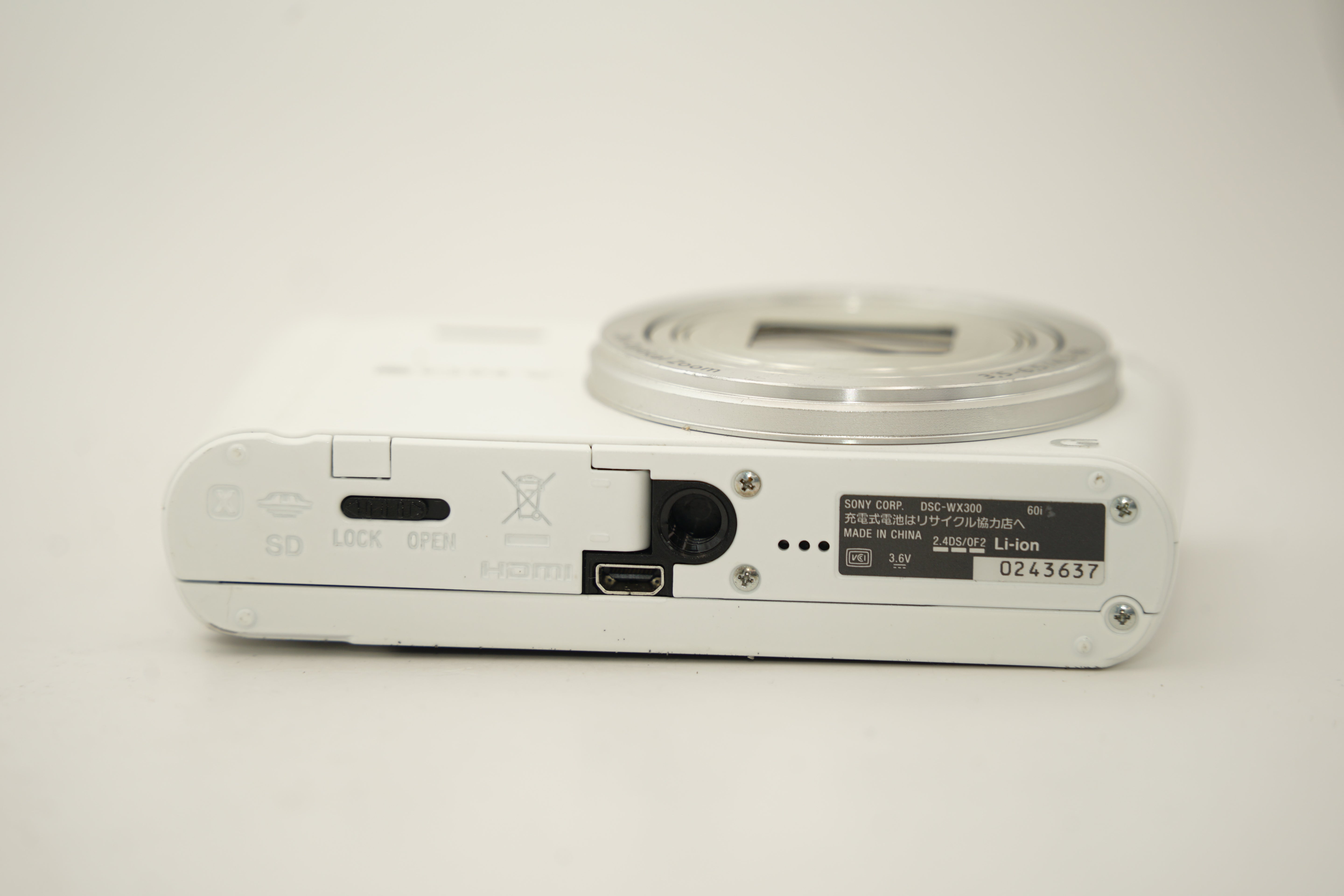 SONY Cyber-shot DSC-WX300 ホワイト バッテリー付属
