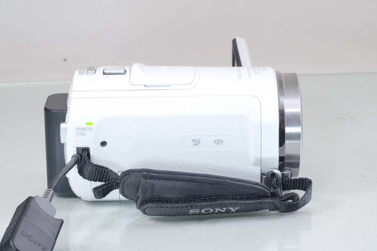 SONY HDR-CX535 ホワイト 充電器 バッテリー 付き