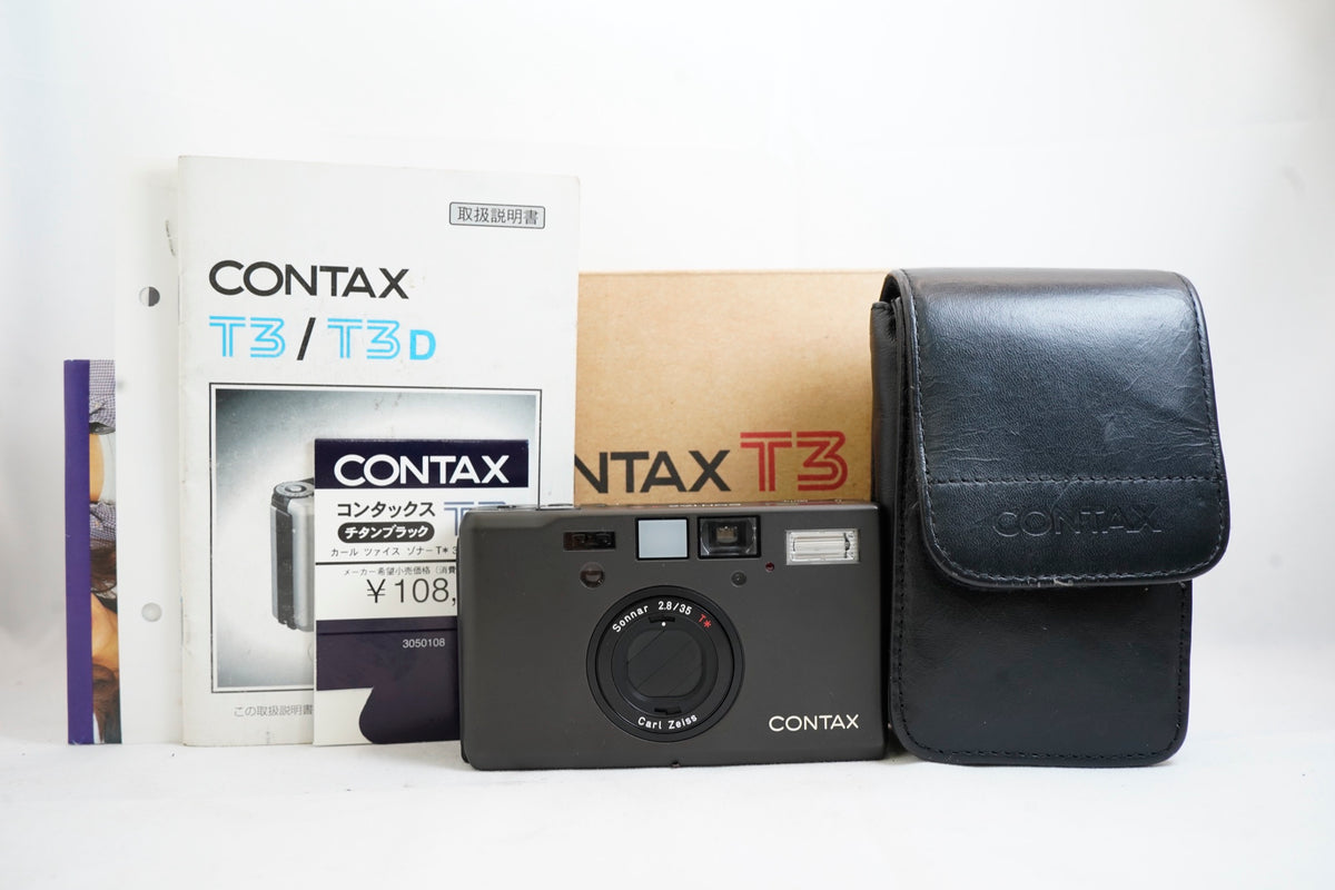CONTAX T3 シングル ブラック 箱付属
