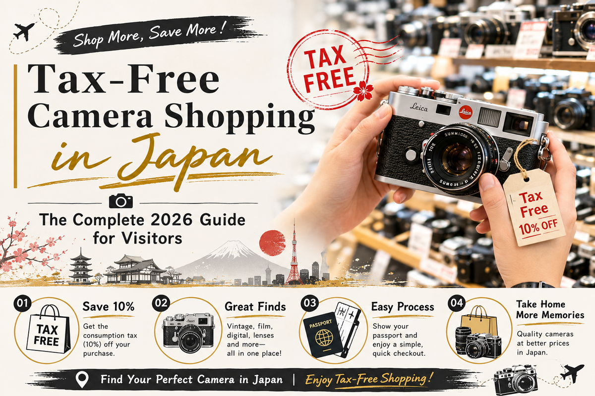 Tax-Free Camera Shopping in Japan: The Complete 2026 Guide for Visitors