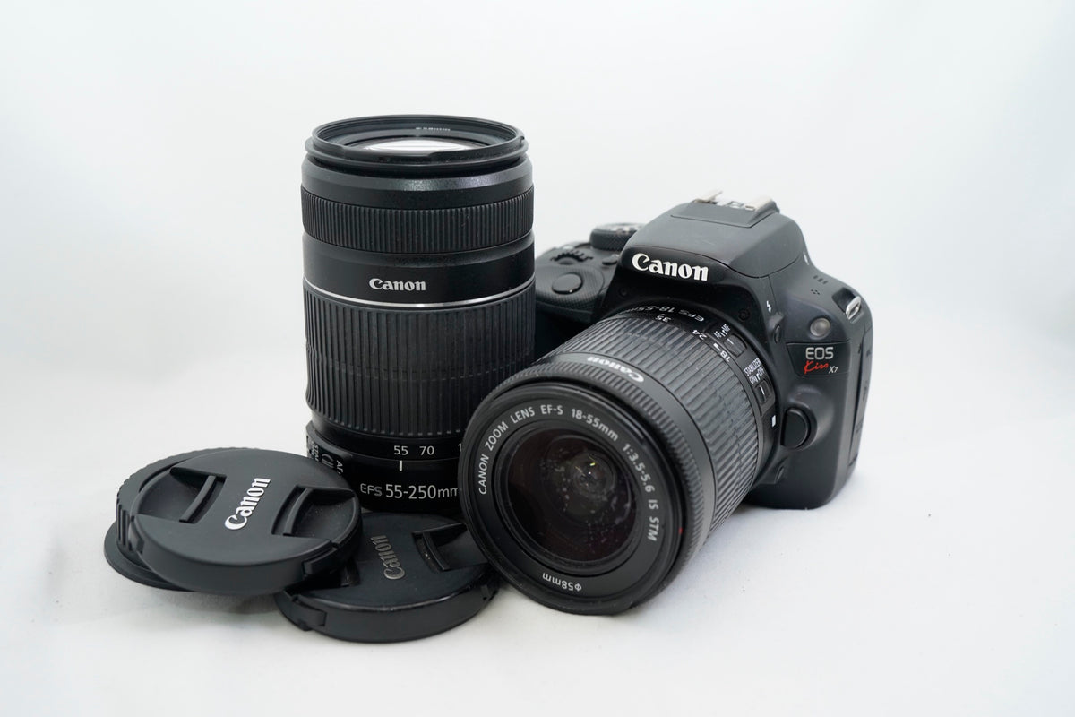 CANON EOS kiss X7 EF-S 18-55mm F3.5-5.6 / 55-250mm F4-5.6 IS II 買取実績
