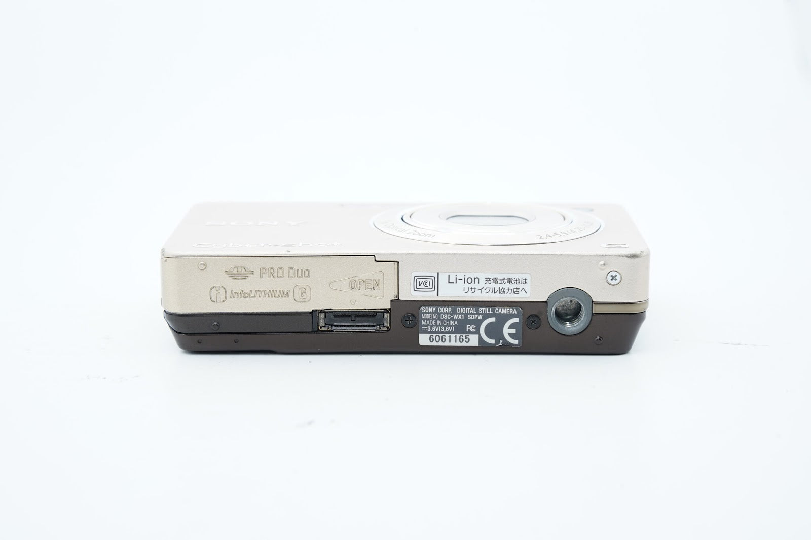 SONY Cyber-shot DSC-WX1 ｺﾞｰﾙﾄﾞバッテリー 充電器付属