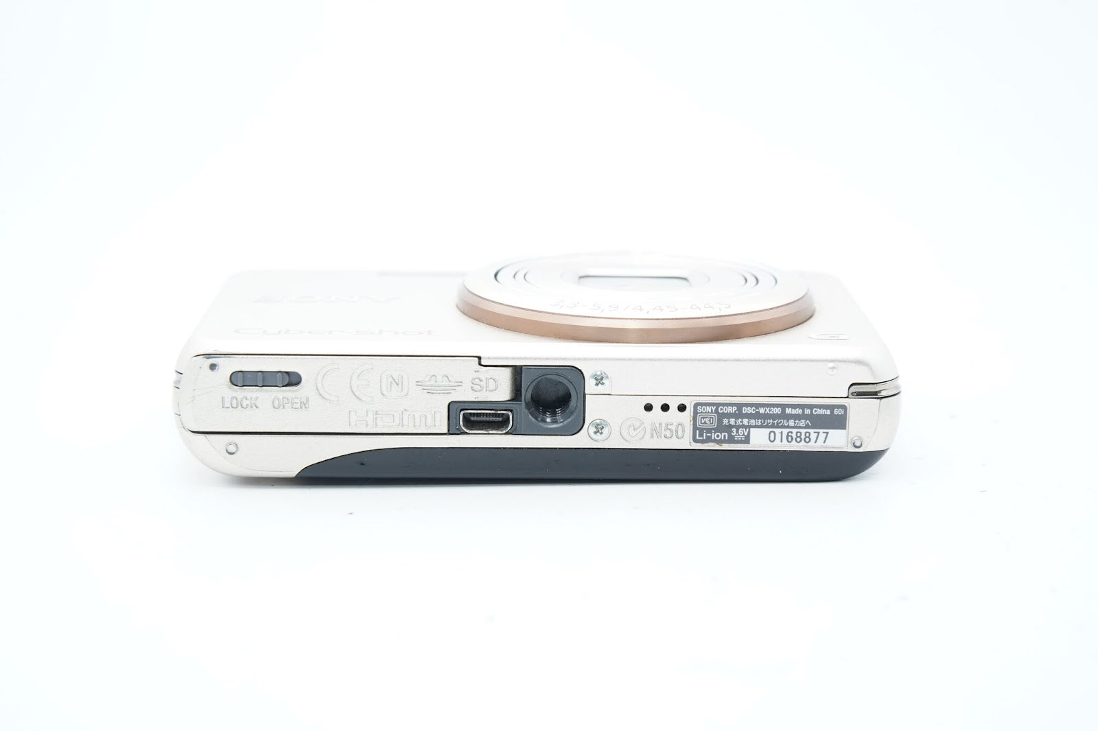 SONY Cyber-shot DSC-WX200 ゴールド  バッテリー 充電器付属