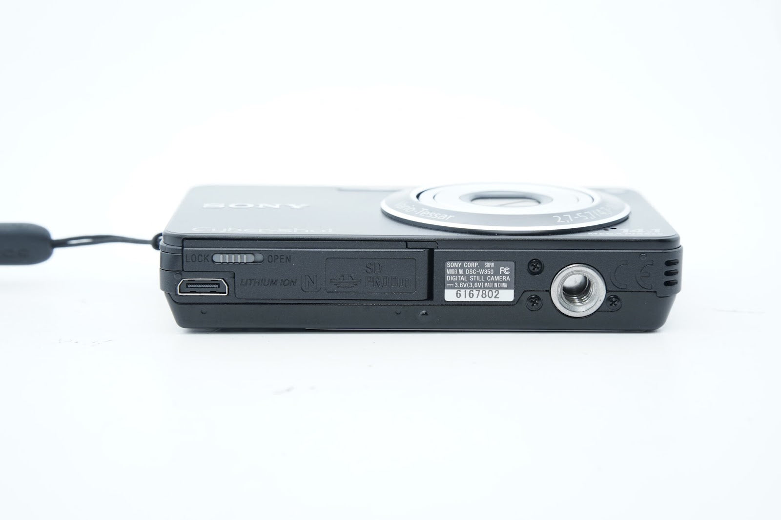 SONY Cyber-shot DSC-W350 ﾌﾞﾗｯｸ バッテリー 充電器付属