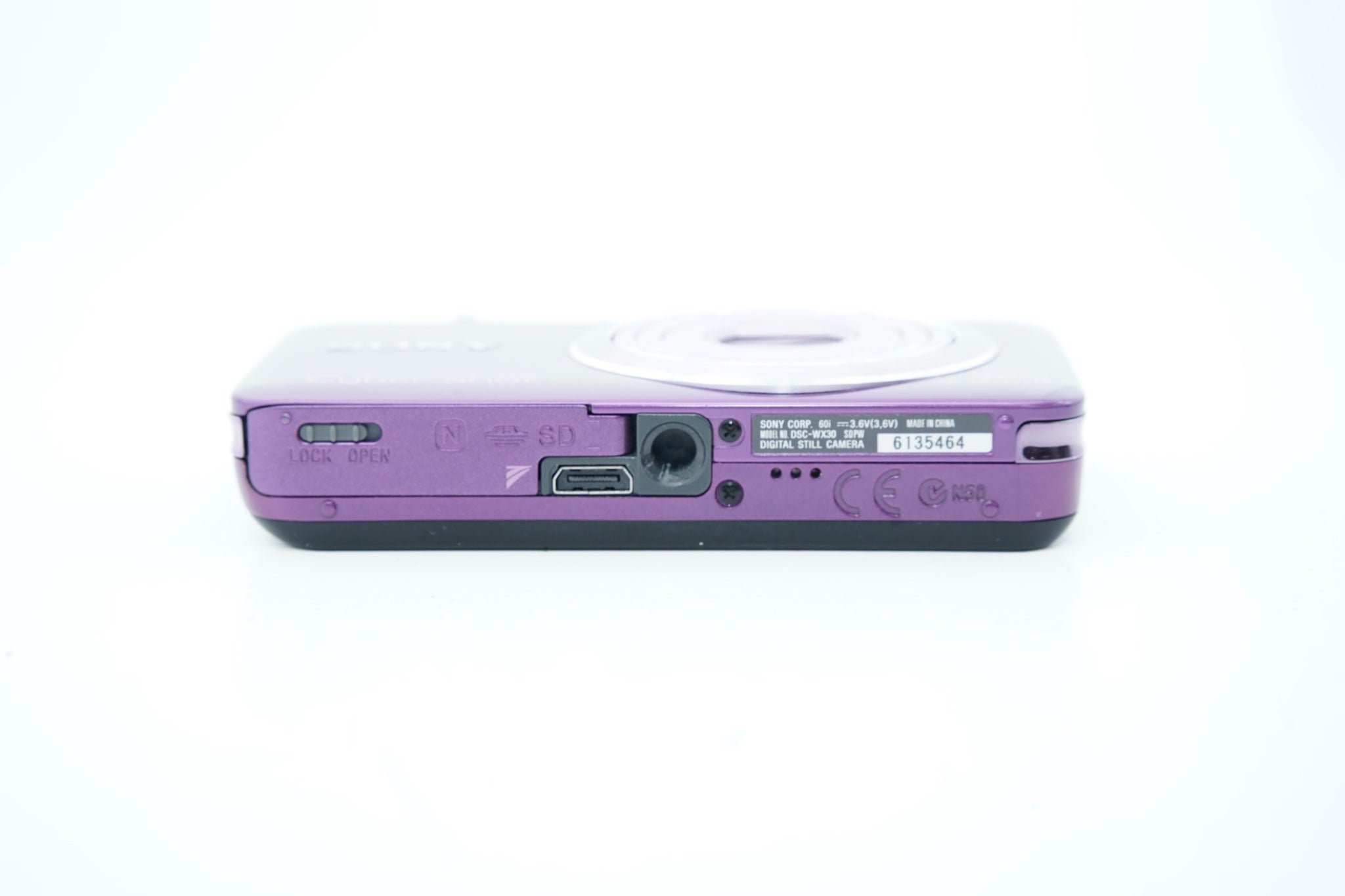SONY Cyber-shot DSC-WX30 ﾊﾟｰﾌﾟﾙ バッテリー 充電器付属 #3584 - 4