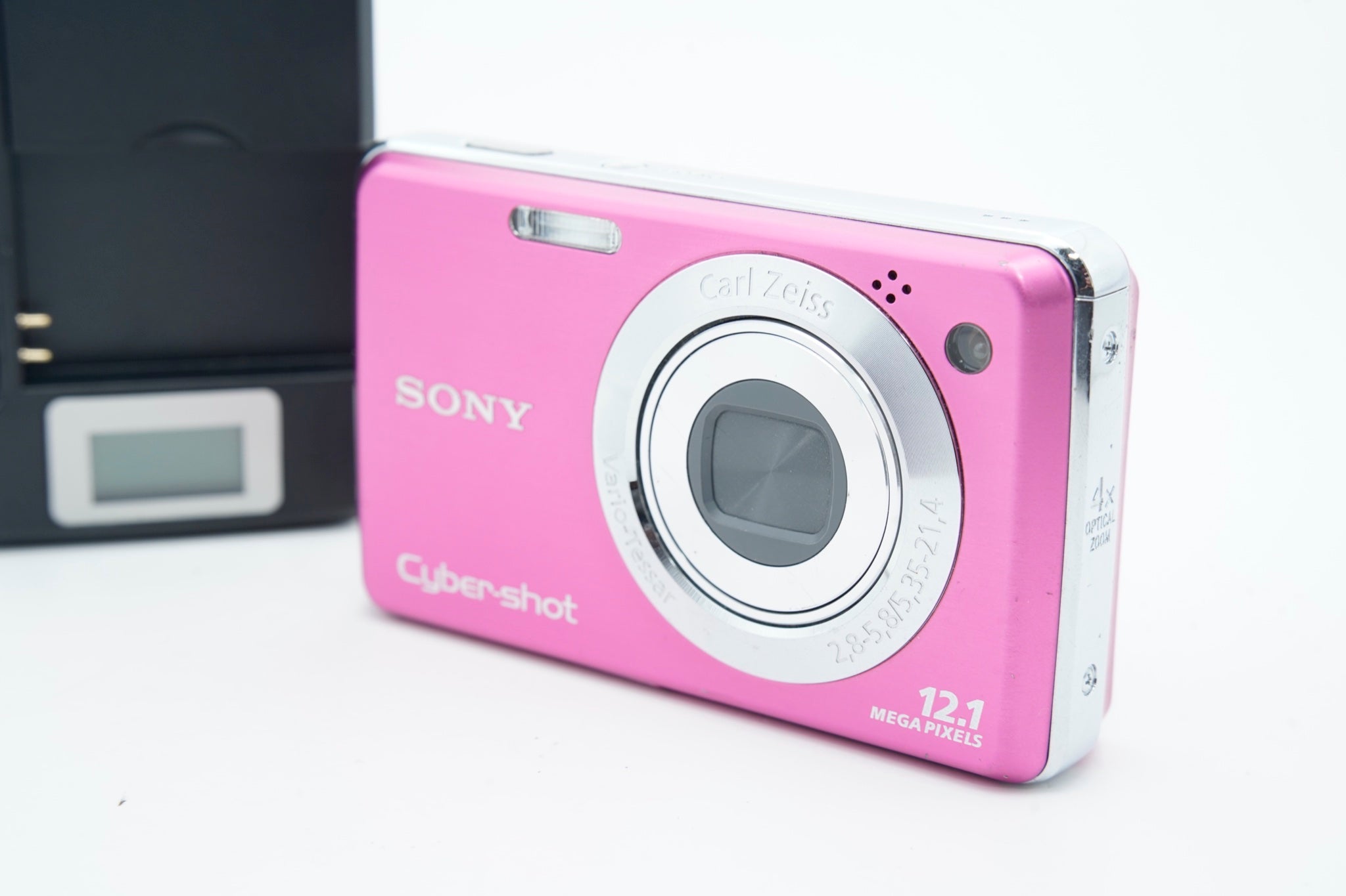 SONY Cyber-shot DSC-W220 ﾋﾟﾝｸ バッテリー 充電器付属#3588 - 1