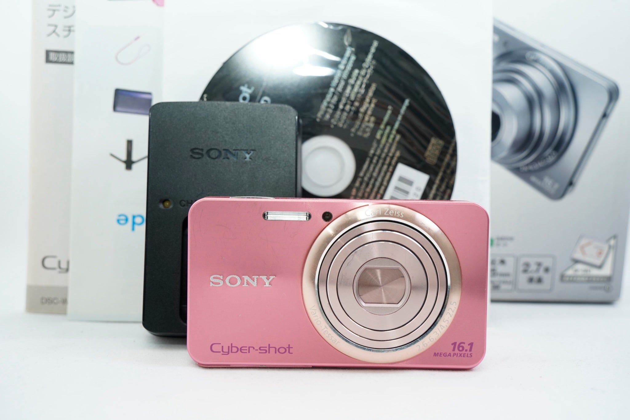 SONY Cyber-shot DSC-W570 ﾋﾟﾝｸ（付属：バッテリー, バッテリー 充電器 付属）
