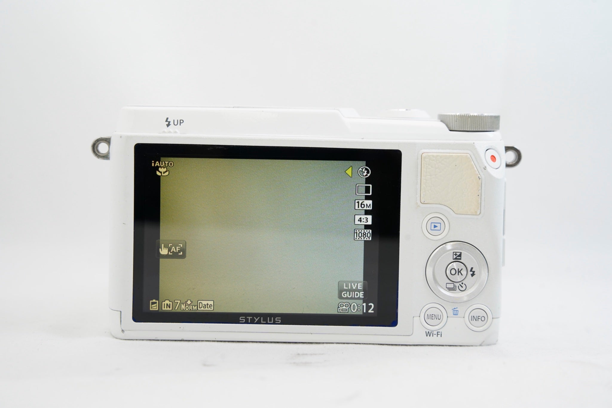 OLYMPUS STYLUS SH-1 ホワイト（付属：バッテリー）
