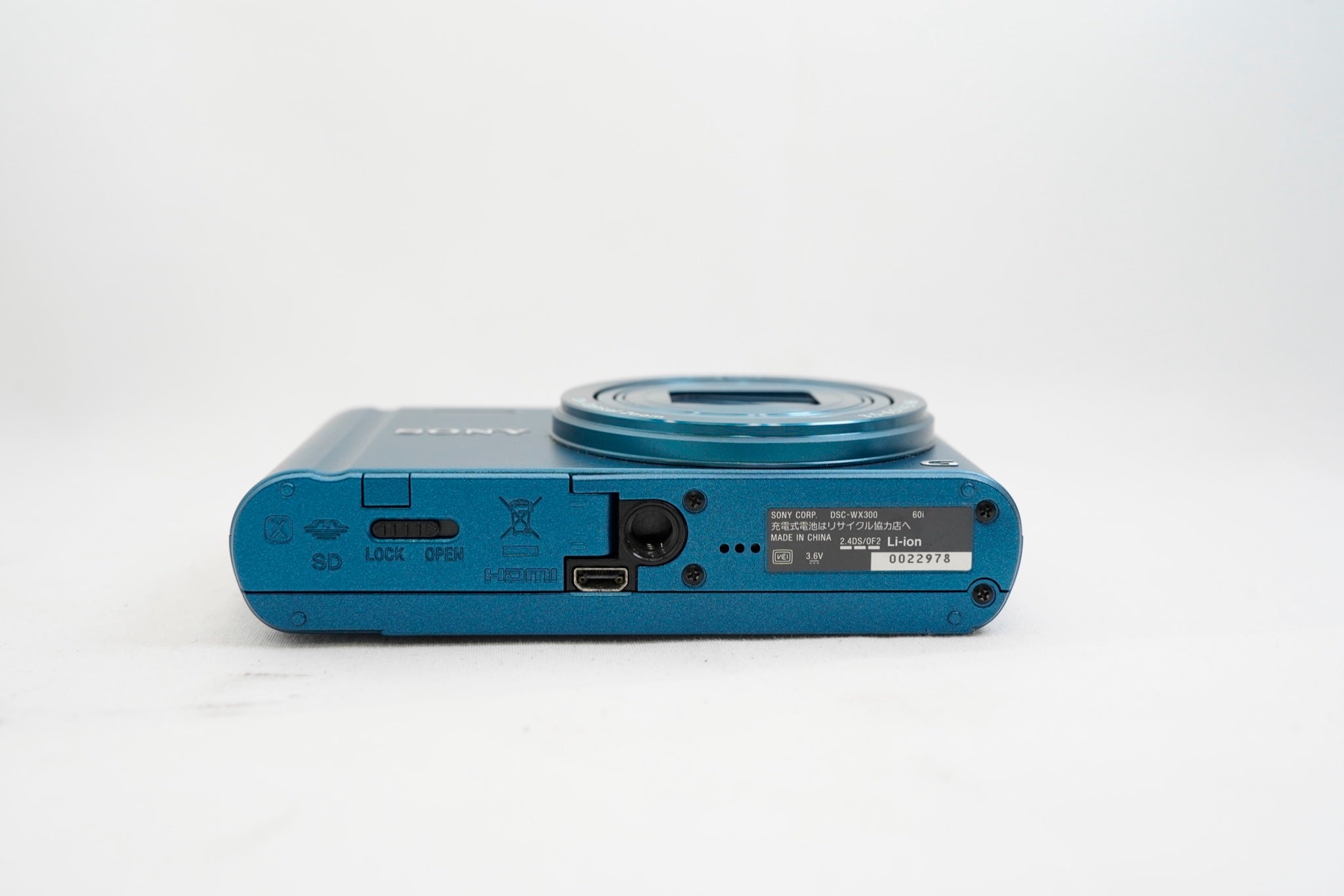 SONY Cyber-shot DSC-WX300 ブルー（付属：バッテリー）