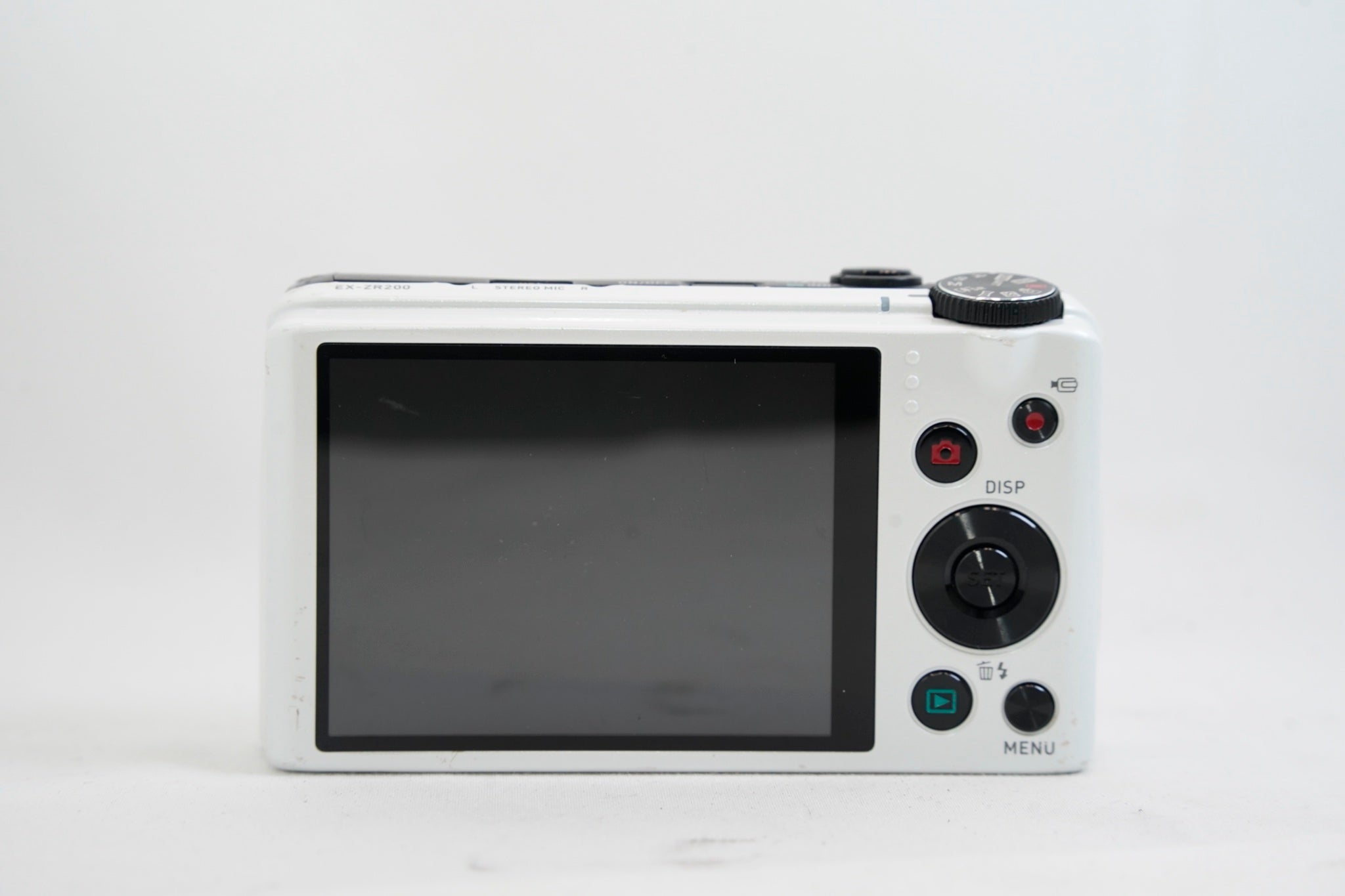CASIO EXILIM EX-ZR200 ホワイト（付属：バッテリー）