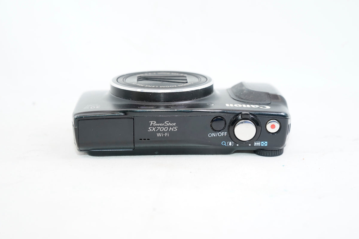 Canon PowerShot SX700 HS ブラック（付属：充電器、バッテリー）
