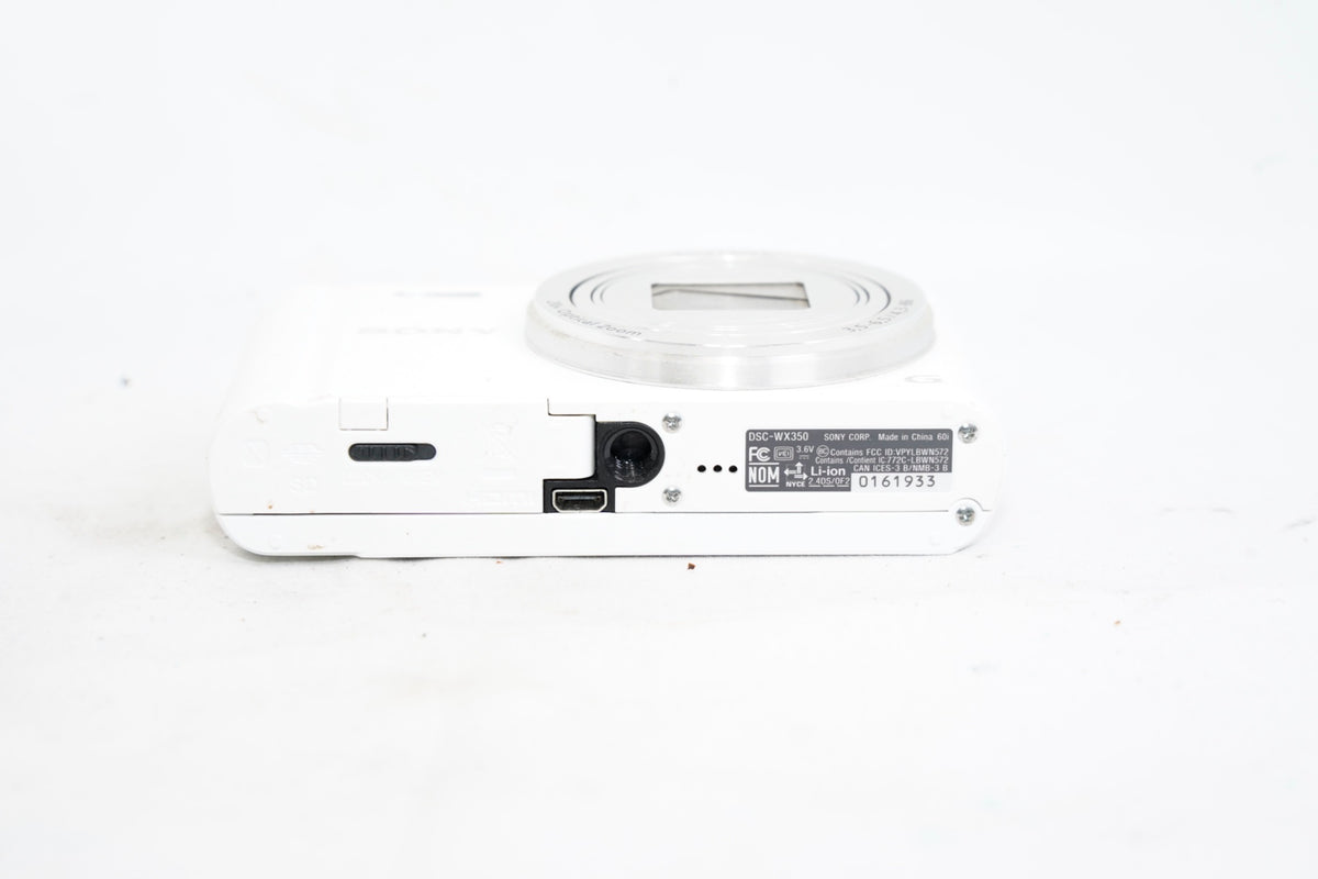 SONY Cyber-shot DSC-WX350 ホワイト（付属：バッテリー）