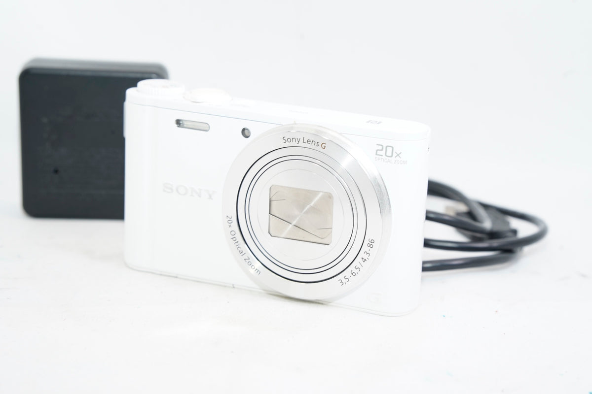 SONY Cyber-shot DSC-WX350 ホワイト（付属：充電器、バッテリー）