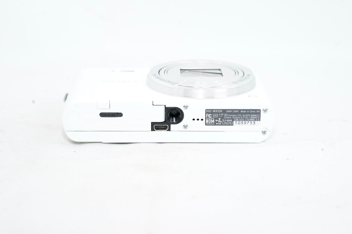 SONY Cyber-shot DSC-WX350 ホワイト（付属：充電器、バッテリー）