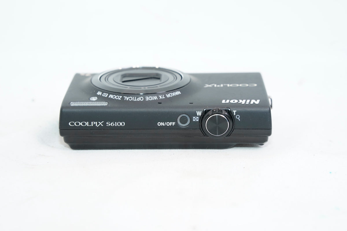 Nikon COOLPIX S6100 ブラック（付属：箱、バッテリー）
