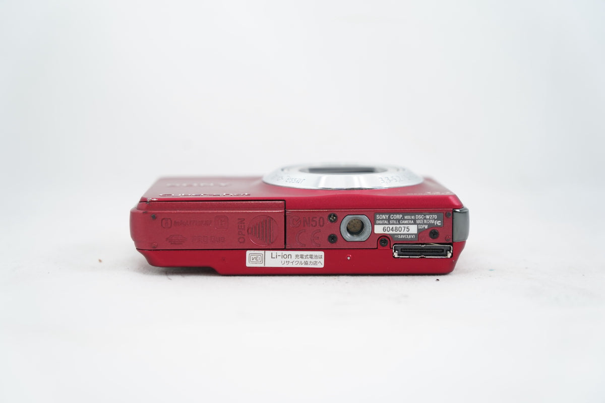 SONY Cyber-shot DSC-W270 レッド