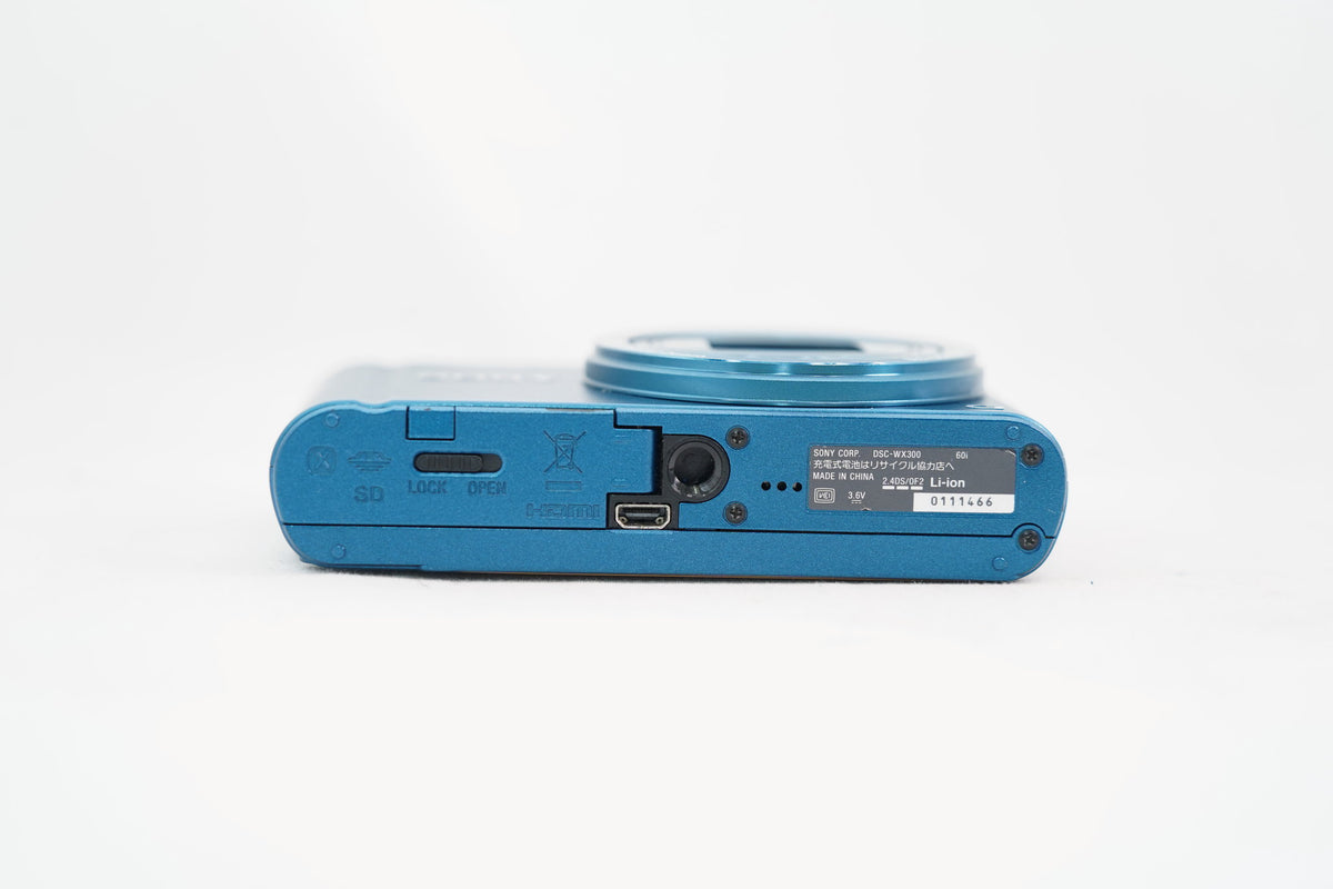 SONY Cyber-shot DSC-WX300 ブルー（付属：バッテリー）